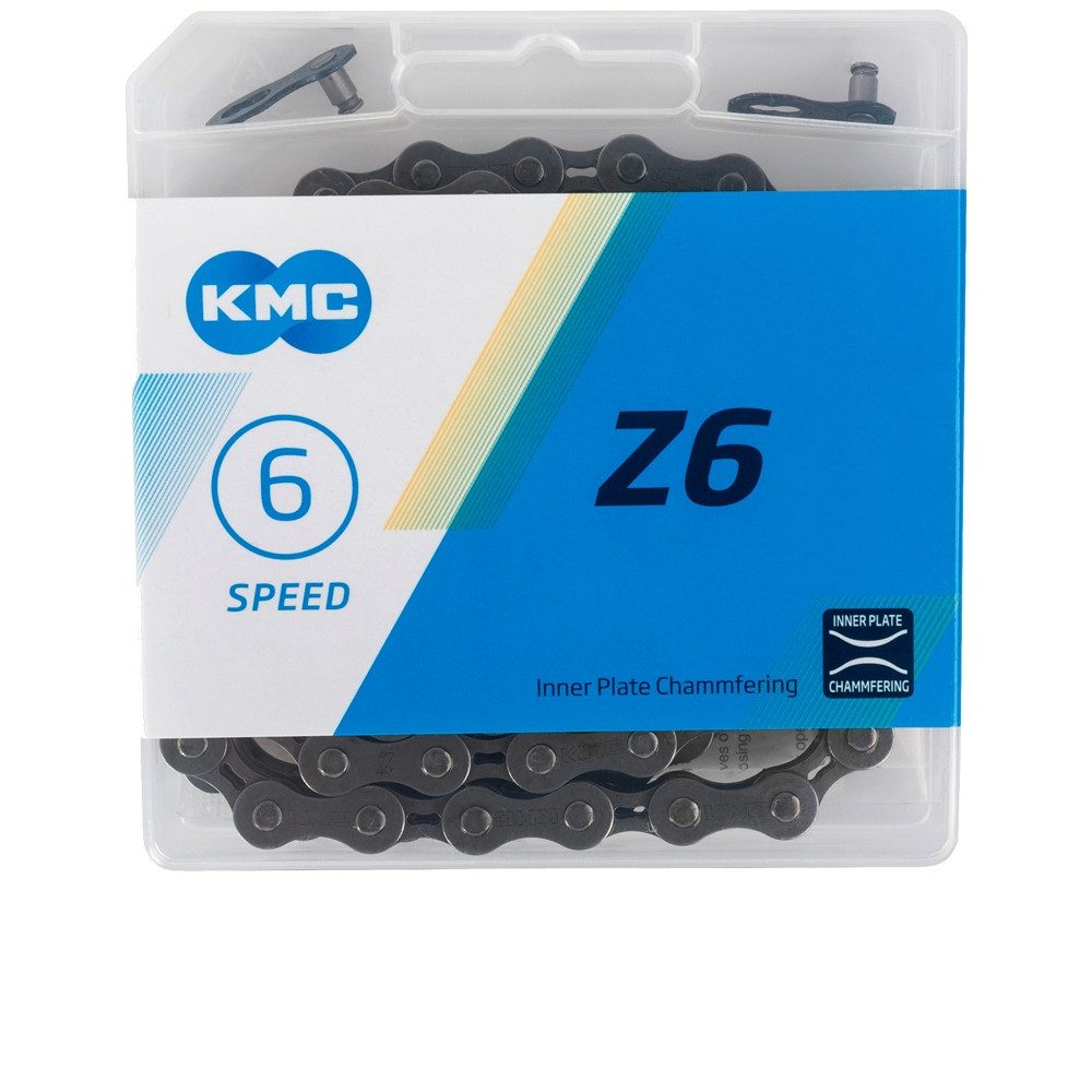 KMC Fahrradketten KMC 6/7/8 Fach Schaltungskette Z6 mit 114 Glieder