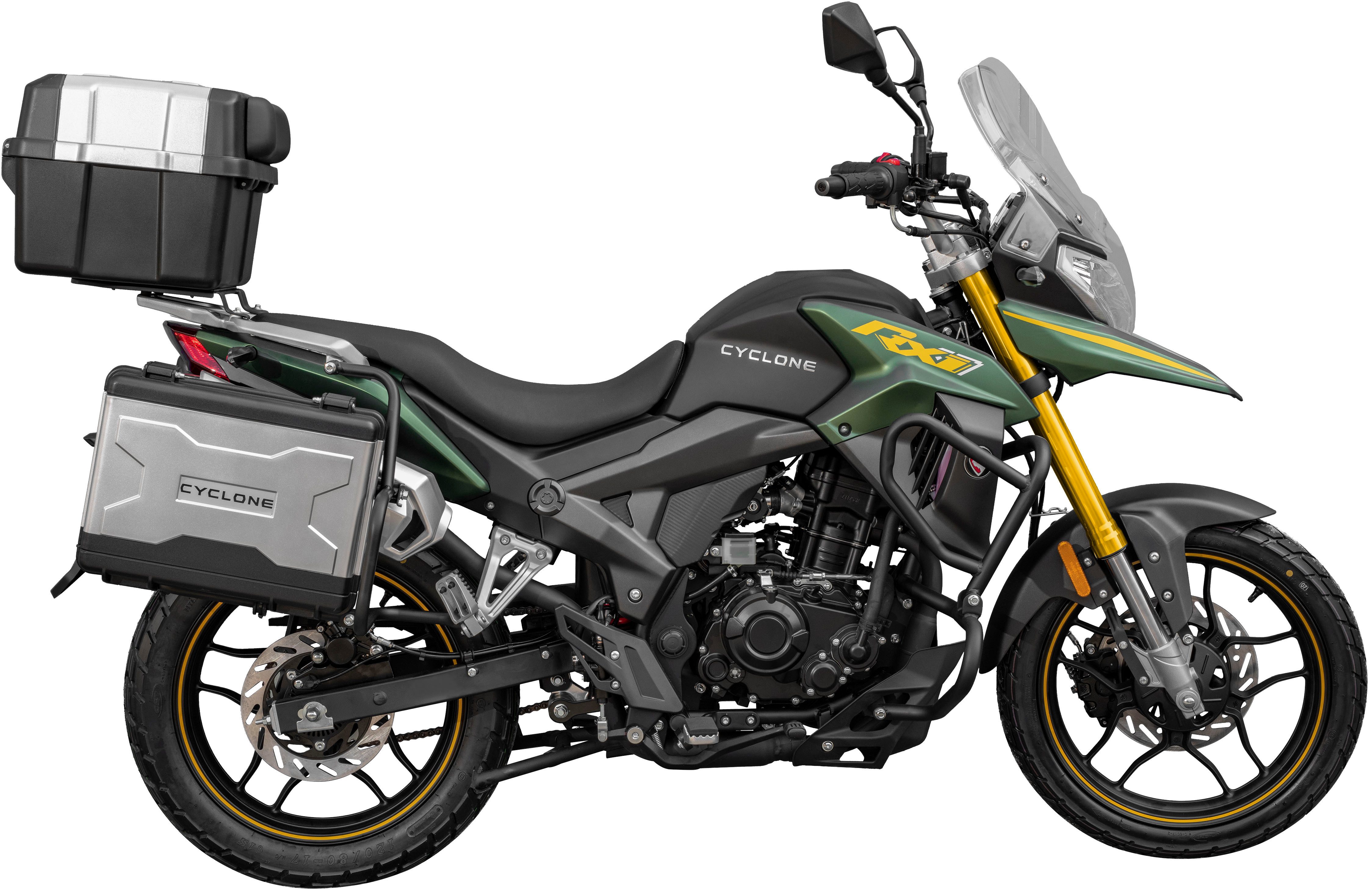 Cyclone Motorrad RX1 Pro, 125, E5+, Adventure, 124 ccm, 99 km/h, Euro 5+, 11 kW, 15 PS, ABS, 125er Adventure, digitales Cockpit