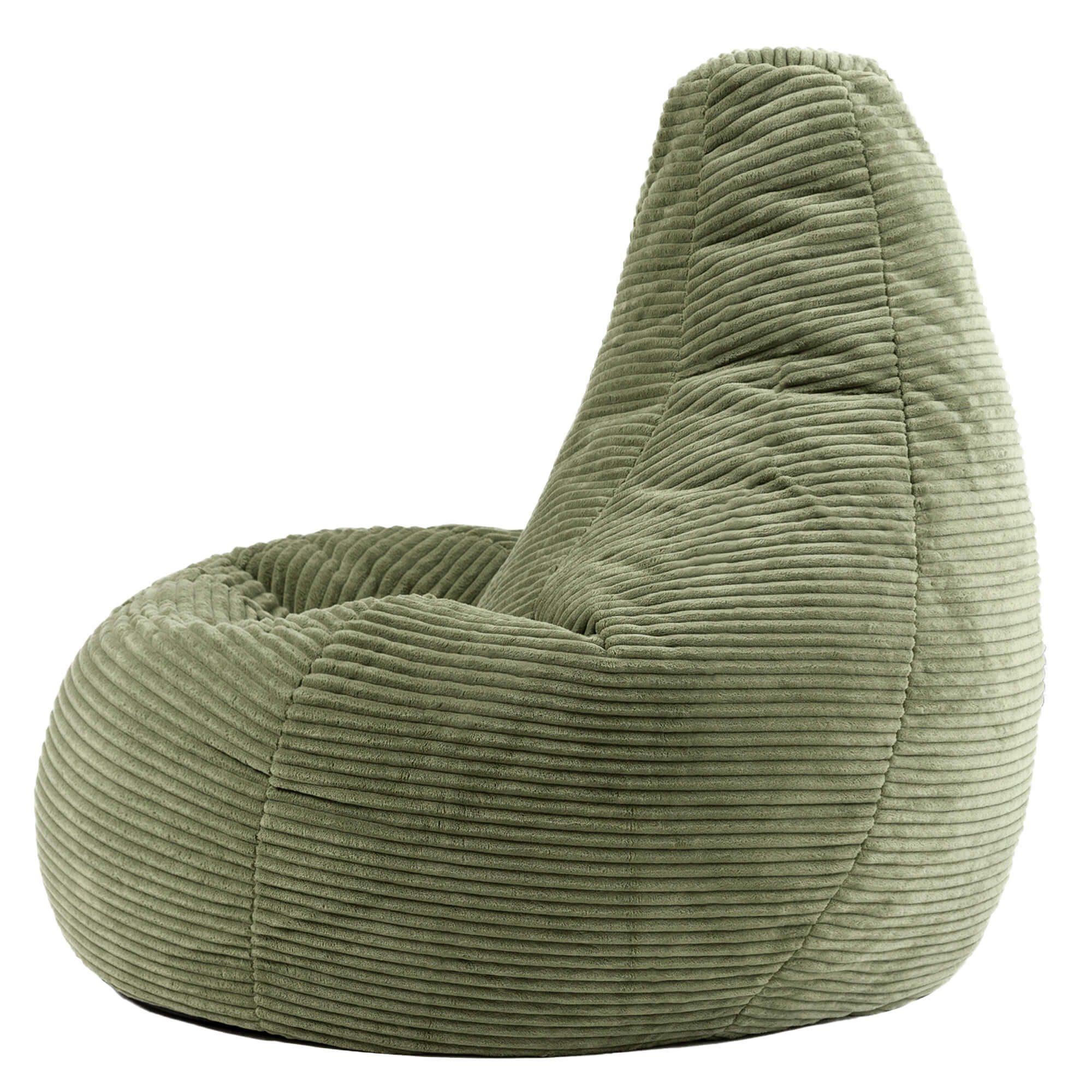 icon Sitzsack 2er Set Sessel mit Rückenlehne aus Cord „Dalton“, Sitzsack XXL, Gaming Sitzsack, Made in Germany, Erwachsene & Kinder – Bild 5 von 5