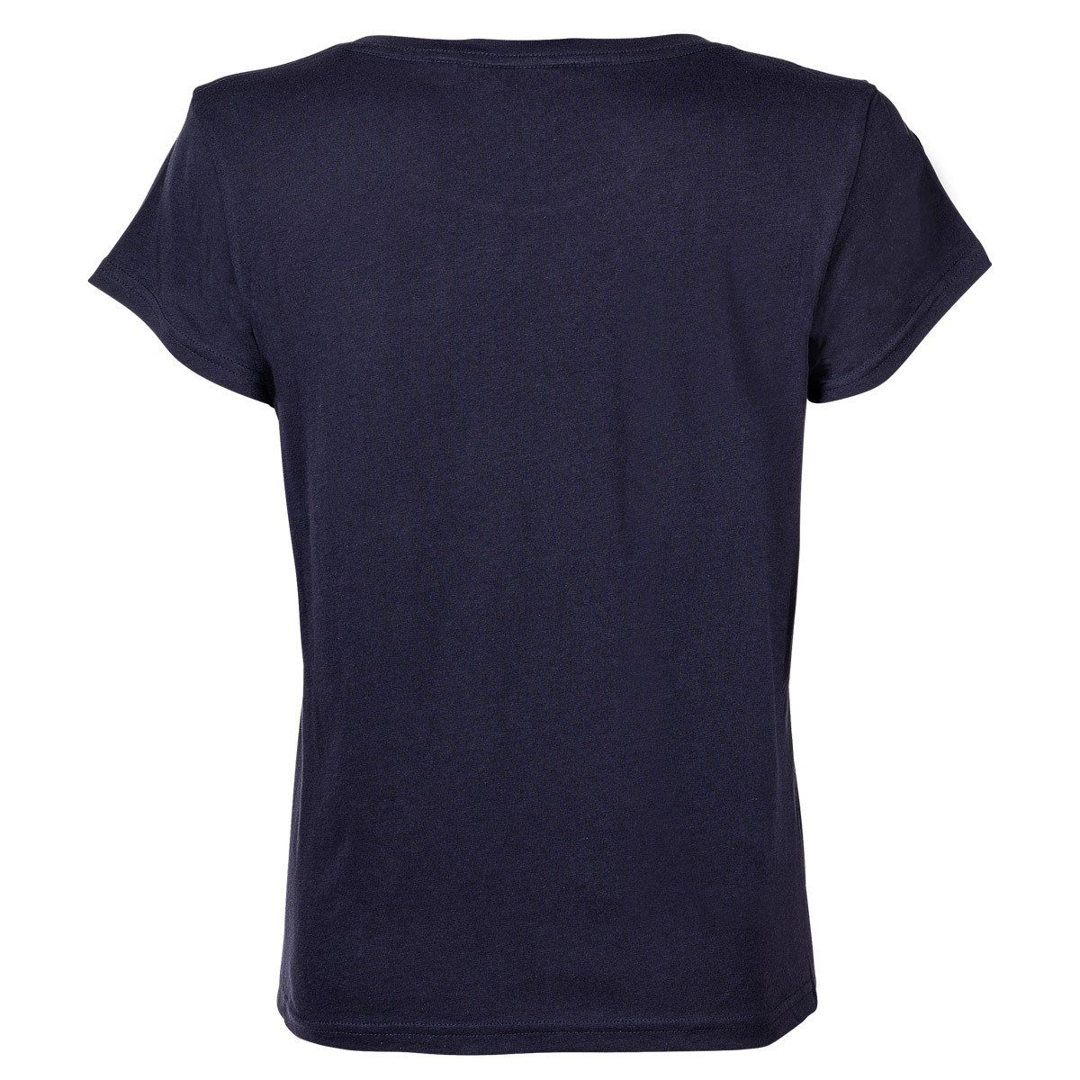 D1. T-Shirt T-Shirt, Logo Gant - T-Shirt Damen Blau Gant Rundhals