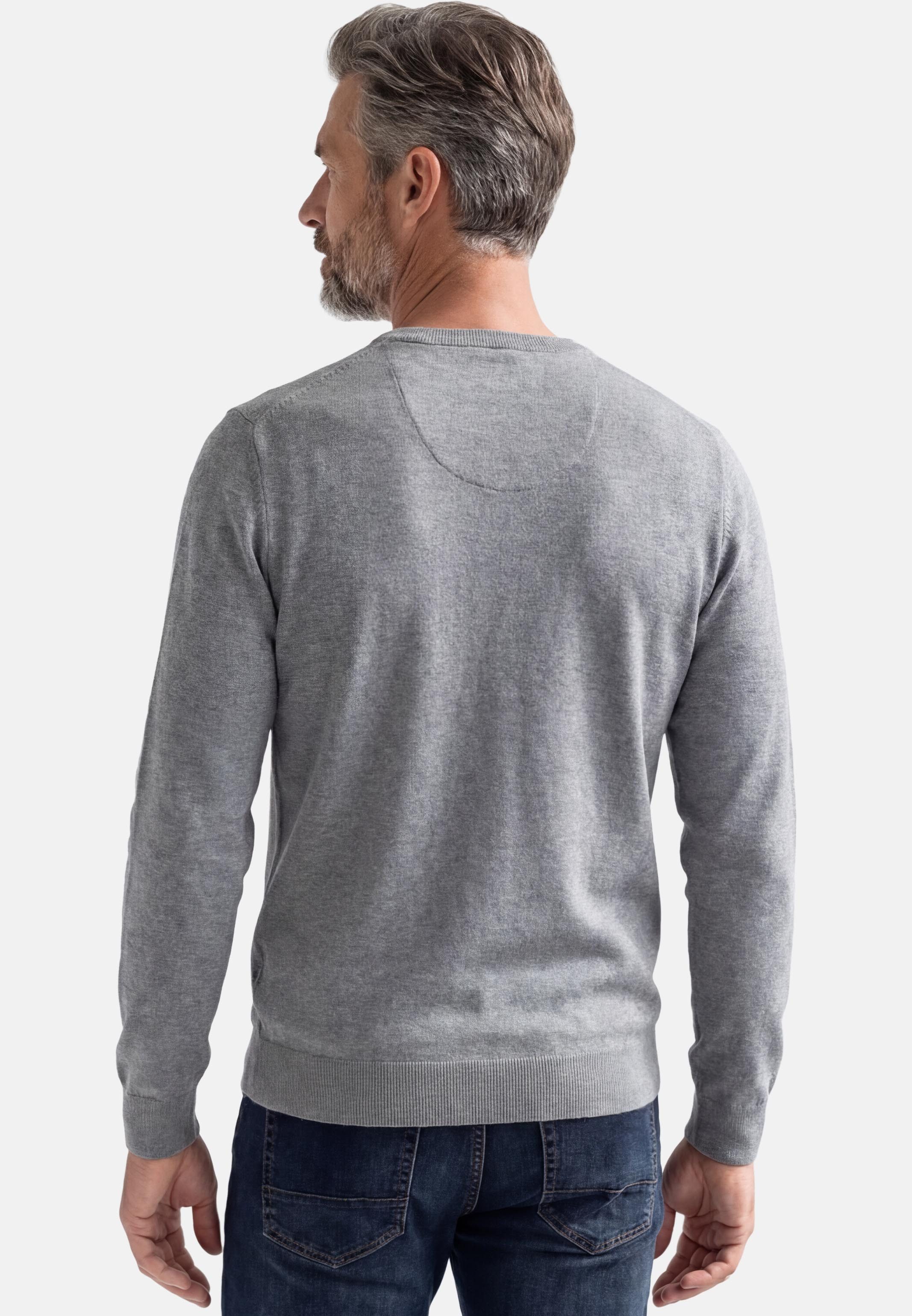 Redmond V-Ausschnitt-Pullover 2er Pack Basic (Spar-Set, 2-tlg) Pullover - Baumwolle - Atmungsaktiv - Weicher Feinstrick