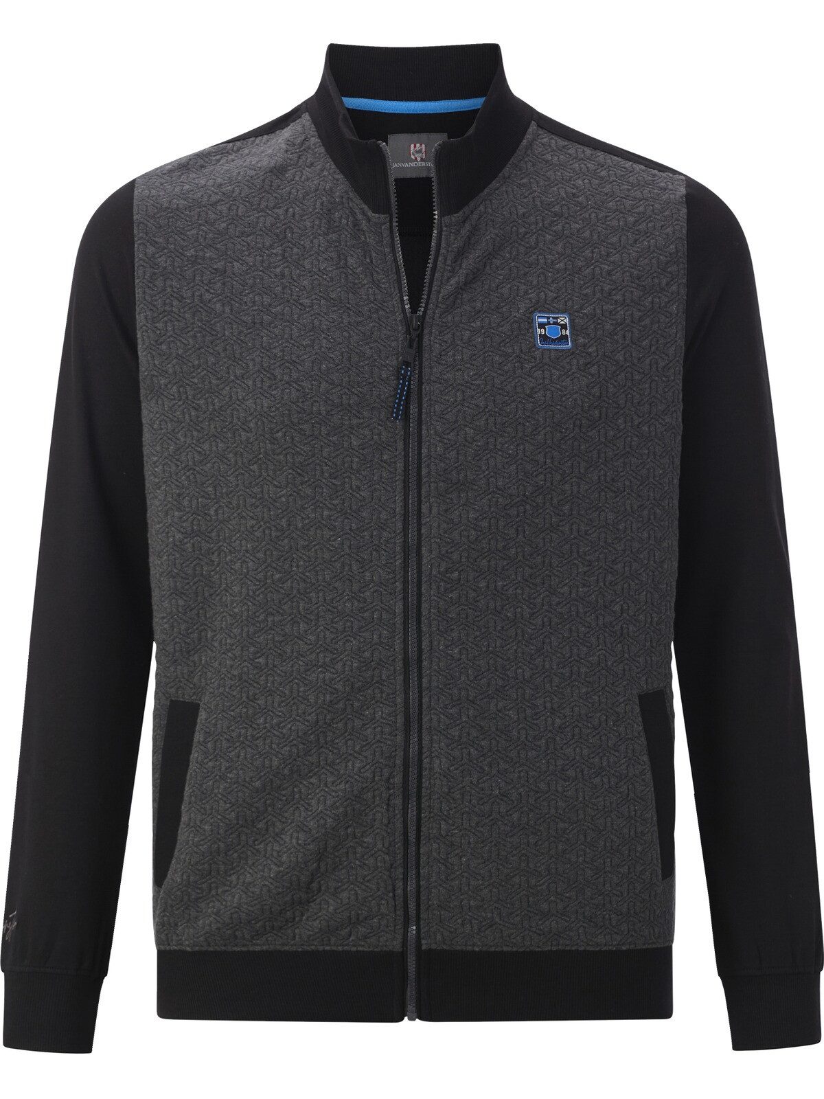 Jan Vanderstorm Sweatjacke LARSHEIM mit praktischen Seitentaschen