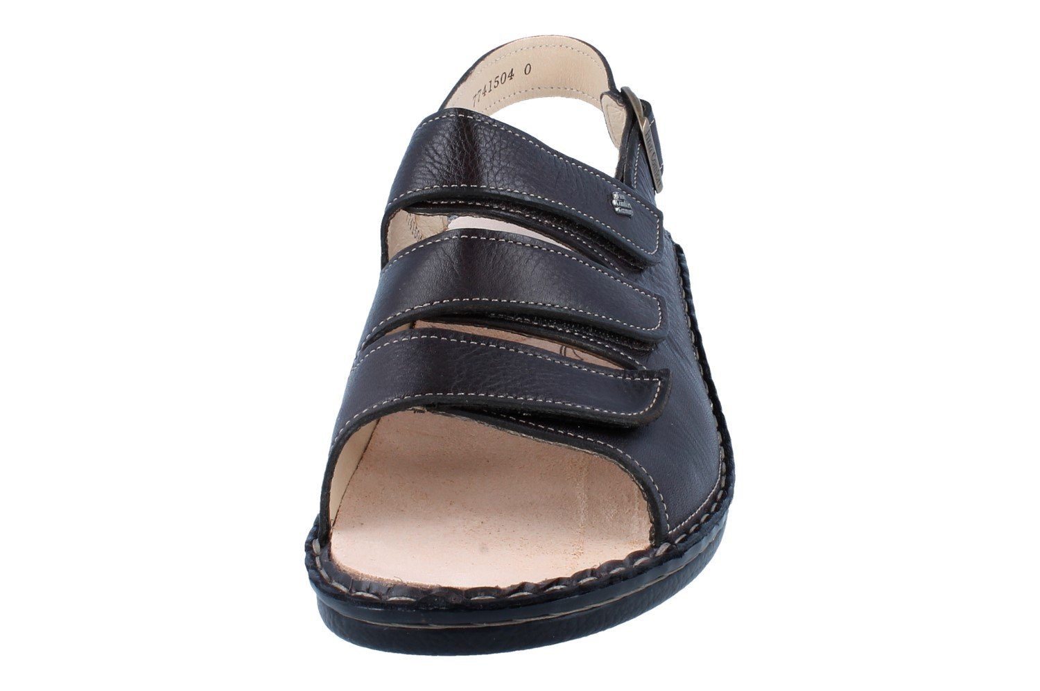Finn Comfort FINN COMFORT Sylt Herren Sandale braun Glattleder - Größe: 46 Sandale Wechselfußbett