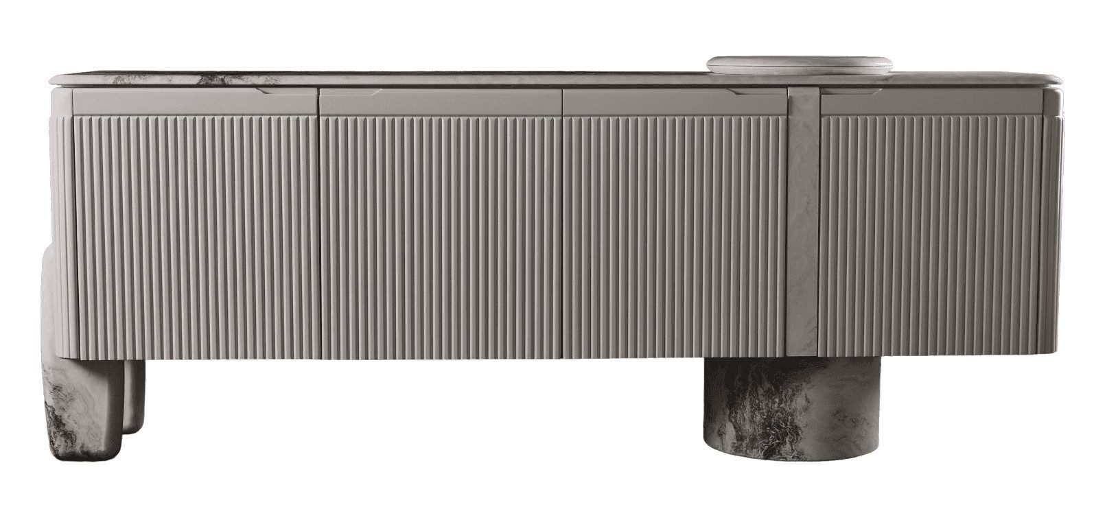 JVmoebel Sideboard Dekorative Konsole Modern Holz Marmorimitation Flur Wohnzimmer, Made in Europa