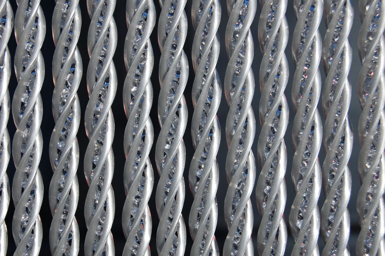 La Tenda Insektenschutz-Vorhang Türvorhang Pro XL BELLANO 5 Größe: 100x250cm Farbe: silber grau