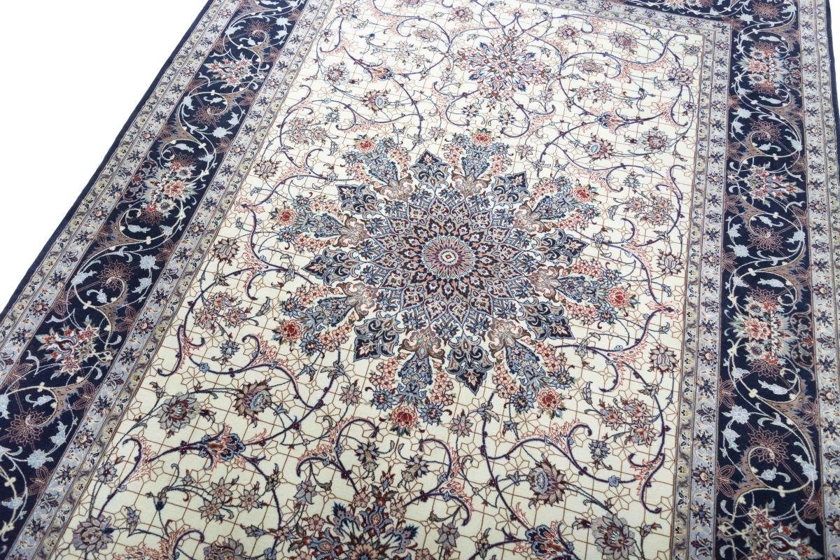 6 mm Trading, Orientteppich Nain Isfahan 165x229 Seidenkette Orientteppich, rechteckig, Höhe: Handgeknüpfter