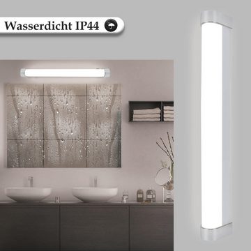 ZMH LED Spiegelleuchte Wandlampe 45CM Wasserdicht IP44, LED fest integriert, Kaltweiß