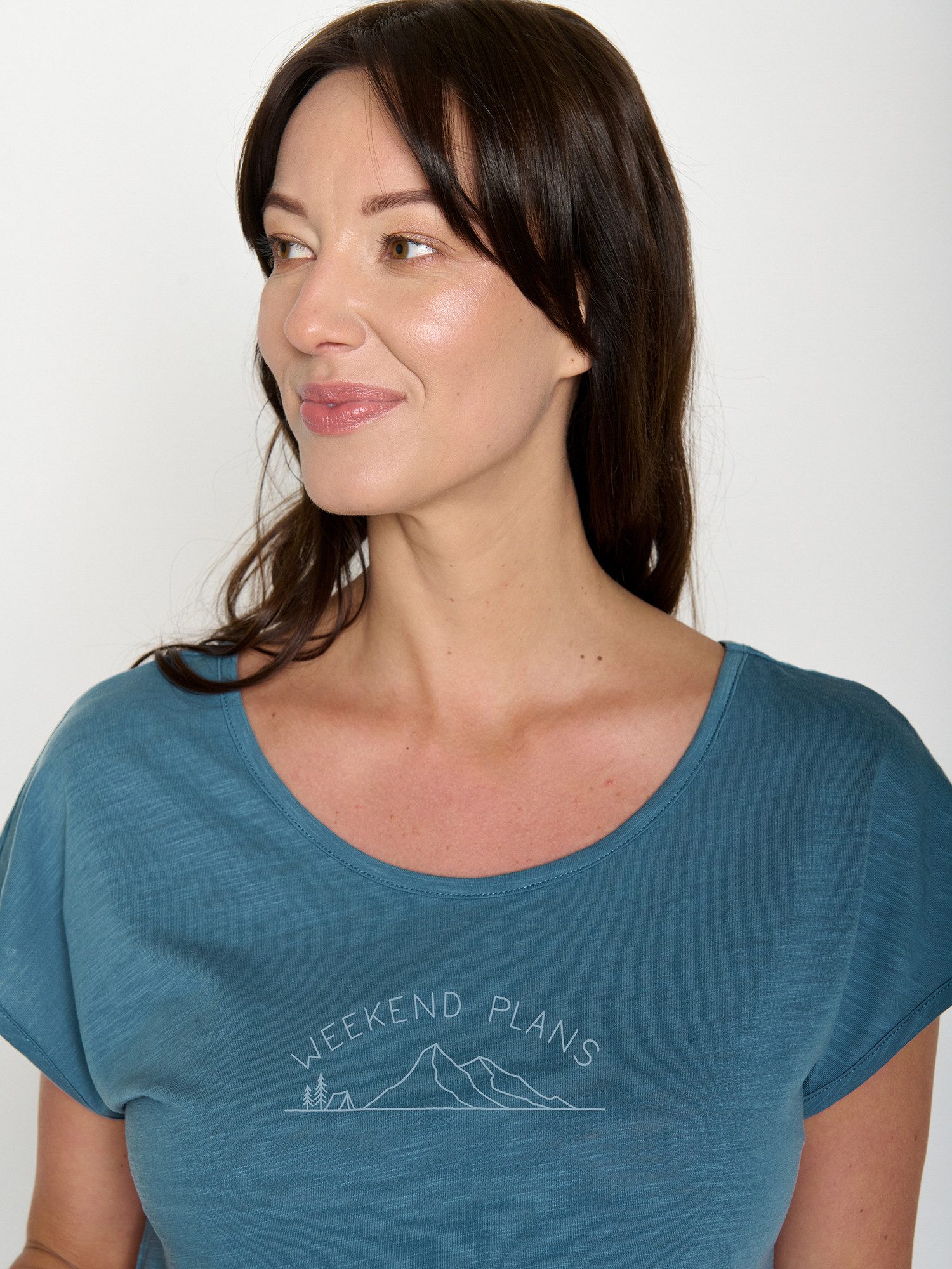GreenBomb T-Shirt Cool Weekend Plans (1-tlg) Rundhalsausschnitt, Bio-Baumwolle, GOTS Zertifiziert