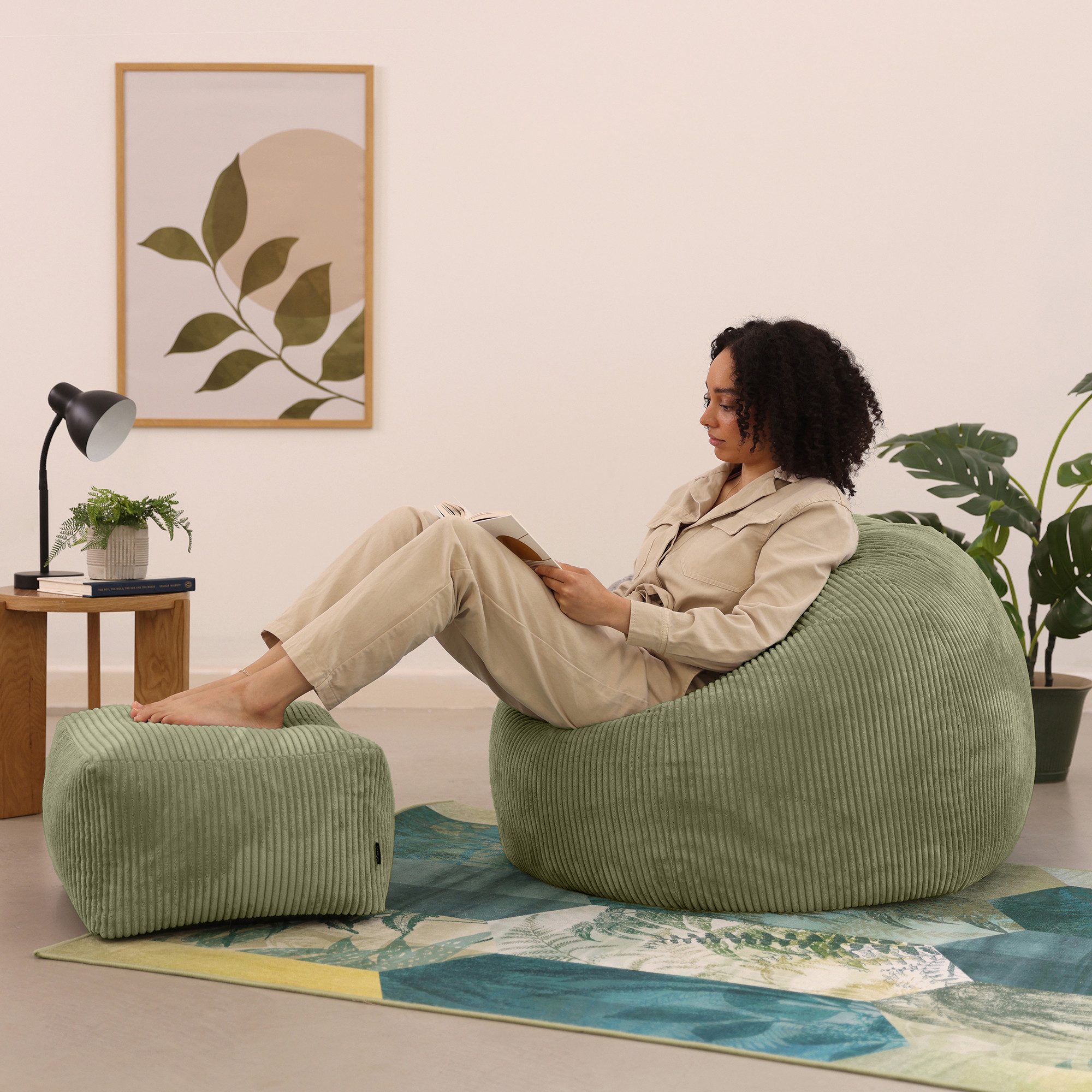 icon Sitzsack Klassischer Sitzsack aus Cord günstig online kaufen