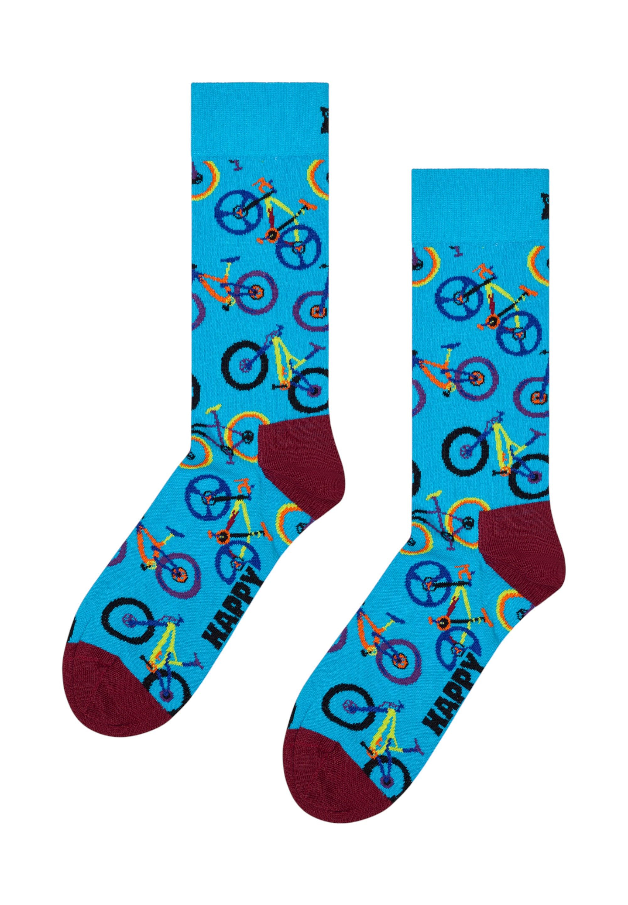 Happy Socks Basicsocken 4-Pack Bike Socks Gift Set Verstärkte Ferse, besser günstig online kaufen