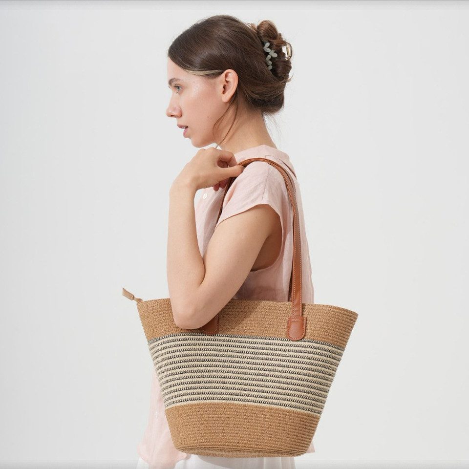 Coonoor Strandtasche Strohtaschen für Damen, Gewebte günstig online kaufen