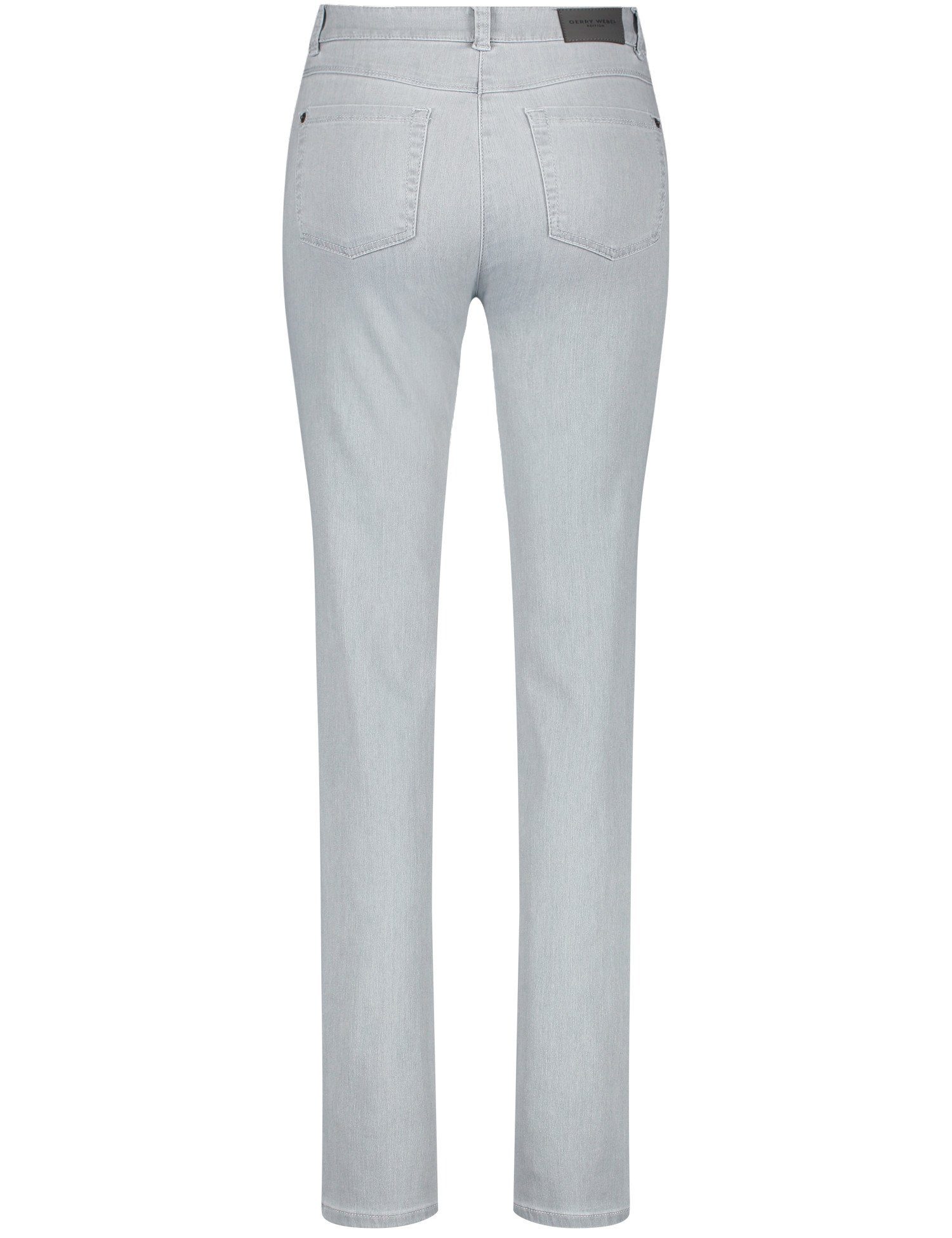 GERRY WEBER Slim-fit-Jeans Fit light Slim 5-pocket Hose denim grey