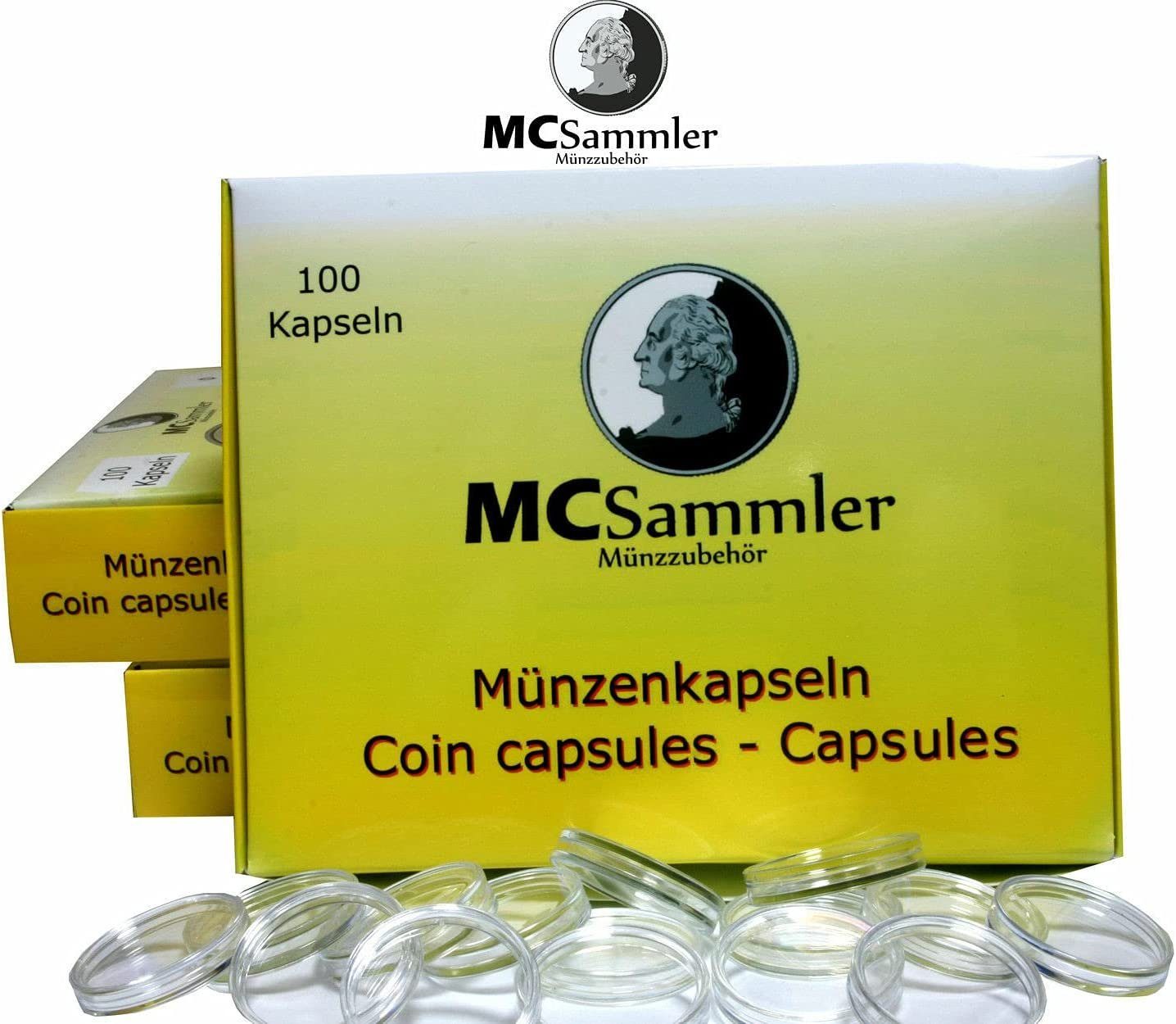MC.Sammler Kapselhalter 10 Stück Münzkapseln 32,5mm