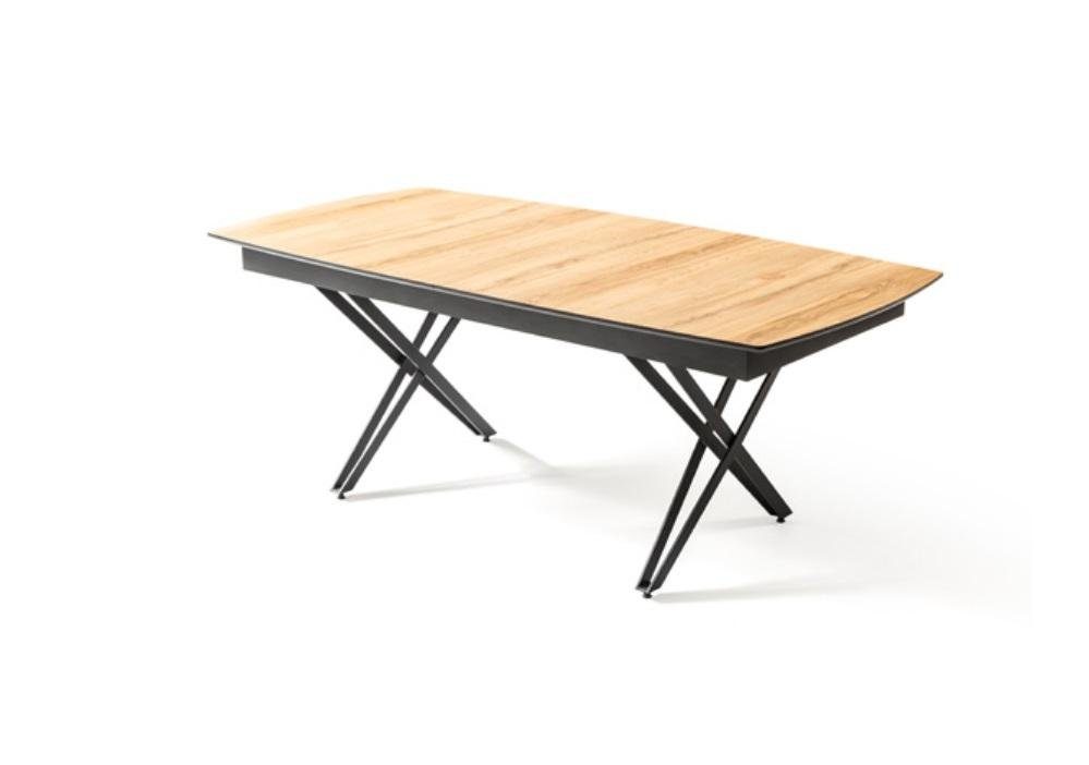 JVmoebel Esstisch Design Küchentisch Esszimmertisch Ausziehbarer Holz Braun Tisch Möbel (1-St., Esstisch), Made in Europe