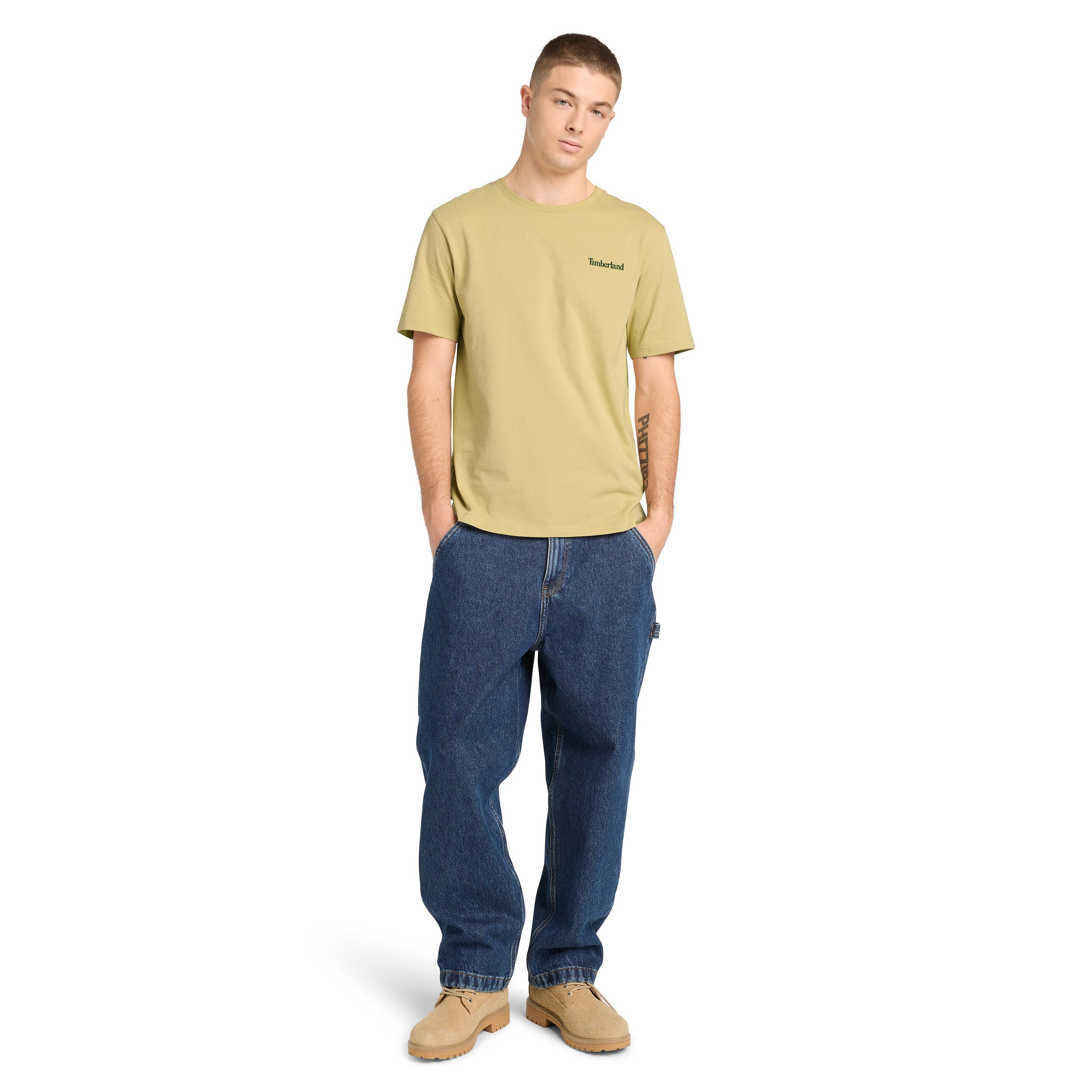 Timberland T-Shirt Bear Graphic ShortSleeve Tee bequeme Passform, Kurzarmdesign, für Sportmode und Outdoormode