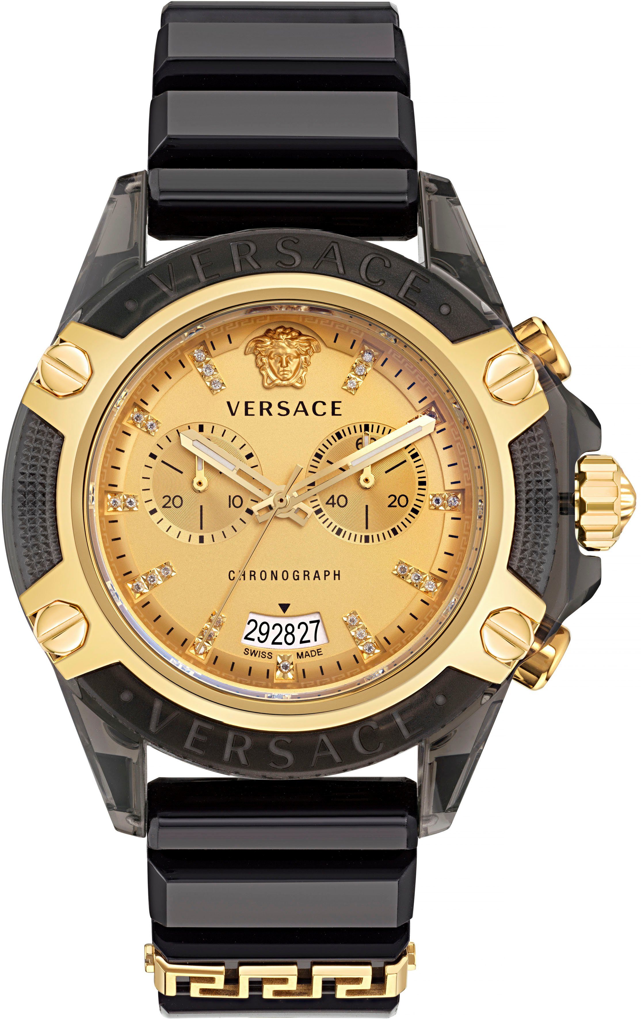 Versace Chronograph ICON ACTIVE DIAMONDS, VEZ701623 | Schweizer Uhren