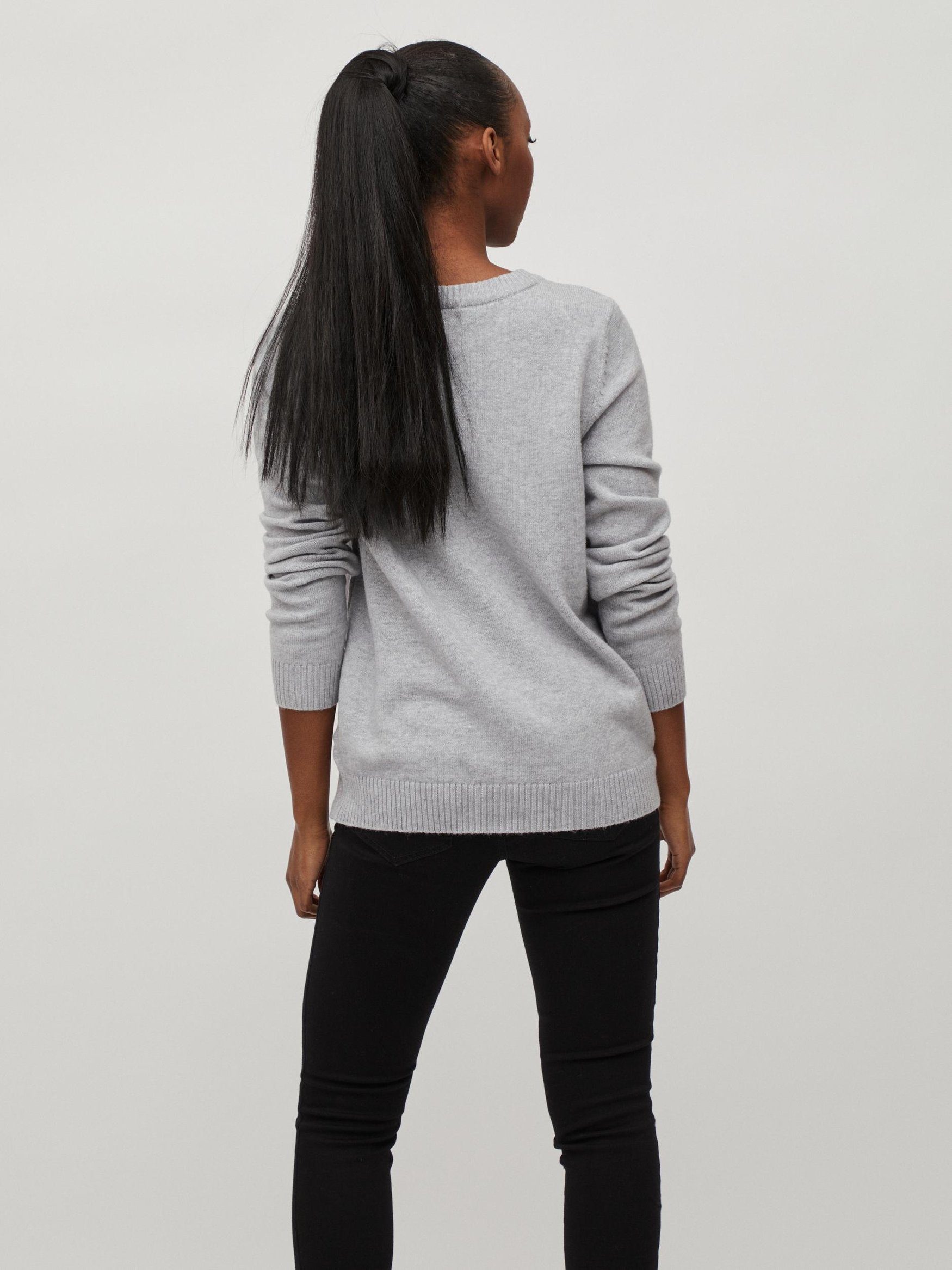 Vila Strickpullover VIRIL O-NECK L/S KNIT günstig online kaufen