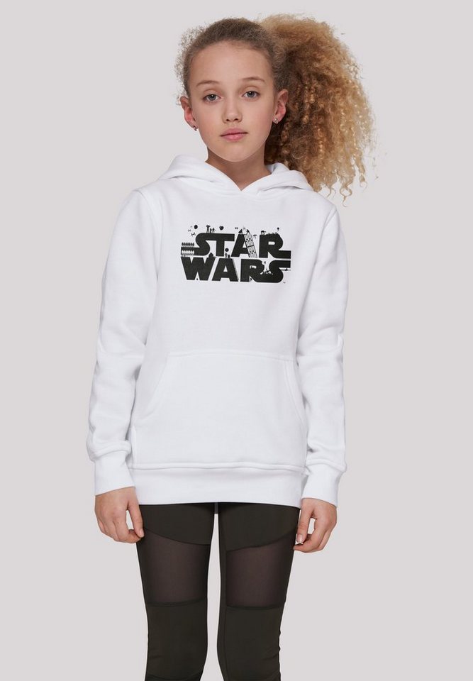 F4NT4STIC Sweatshirt Star Wars Minimalist Logo Unisex Kinder,Premium  Merch,Jungen,Mädchen,Bedruckt, Klassische Rippbündchen an Ärmeln und Saum