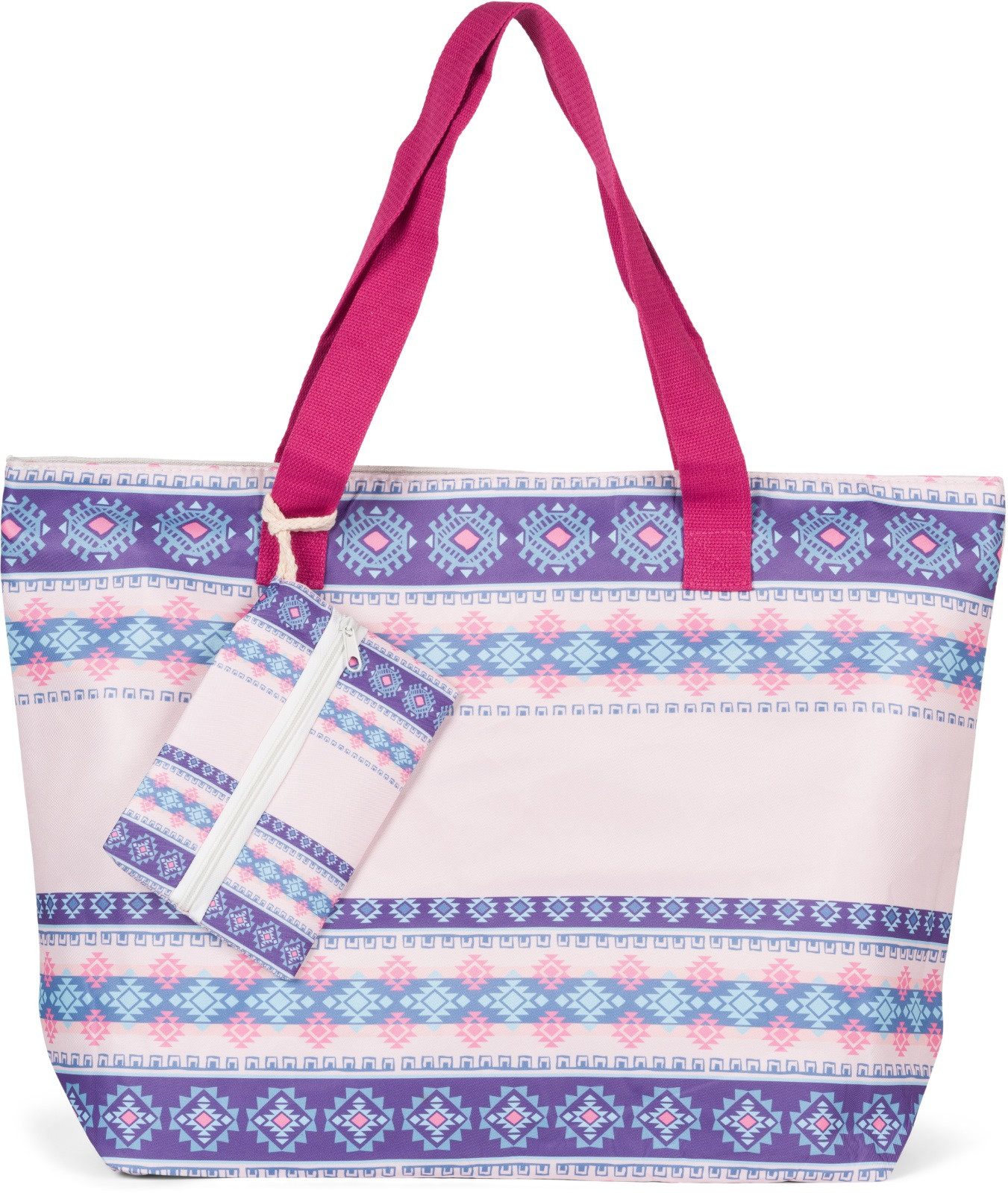 styleBREAKER Strandtasche Strandtasche Azteken Muster - Boho (1-tlg)