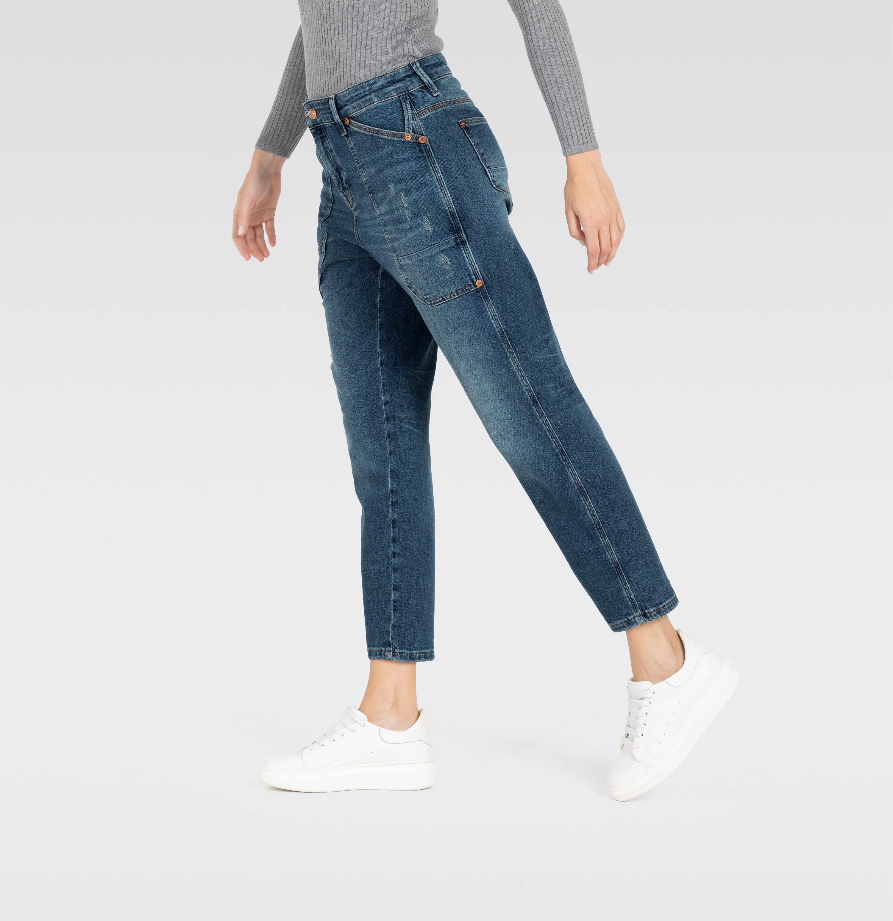 MAC 7/8-Jeans IOWA mit aufgesetzten Taschen günstig online kaufen