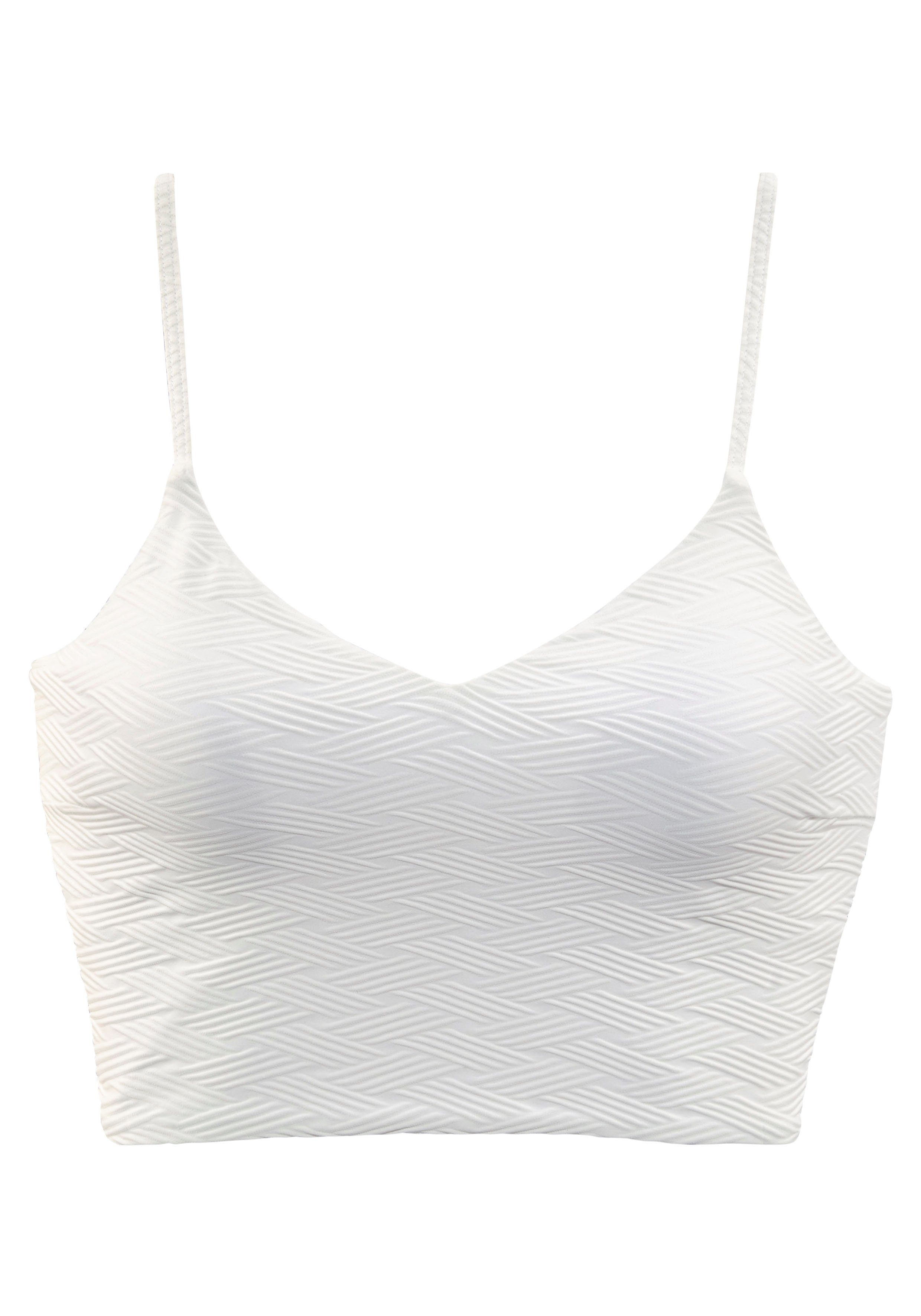 Sunseeker Crop-Bikini-Top Loretta, mit Strukturmuster günstig online kaufen