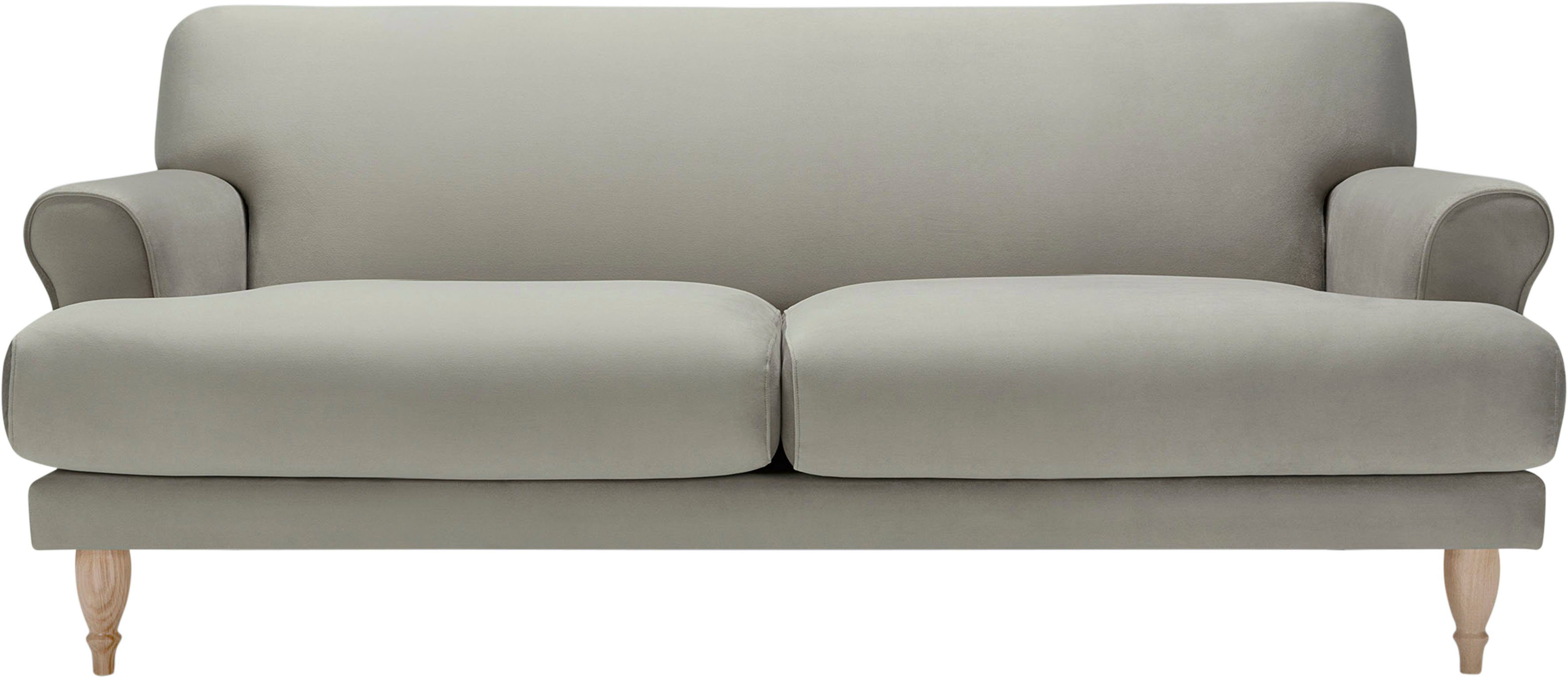 Sofa Polsterunterlage Sitzunterfederung Füße mit LOVI Eiche in natur, 2-Sitzer, Ginger,