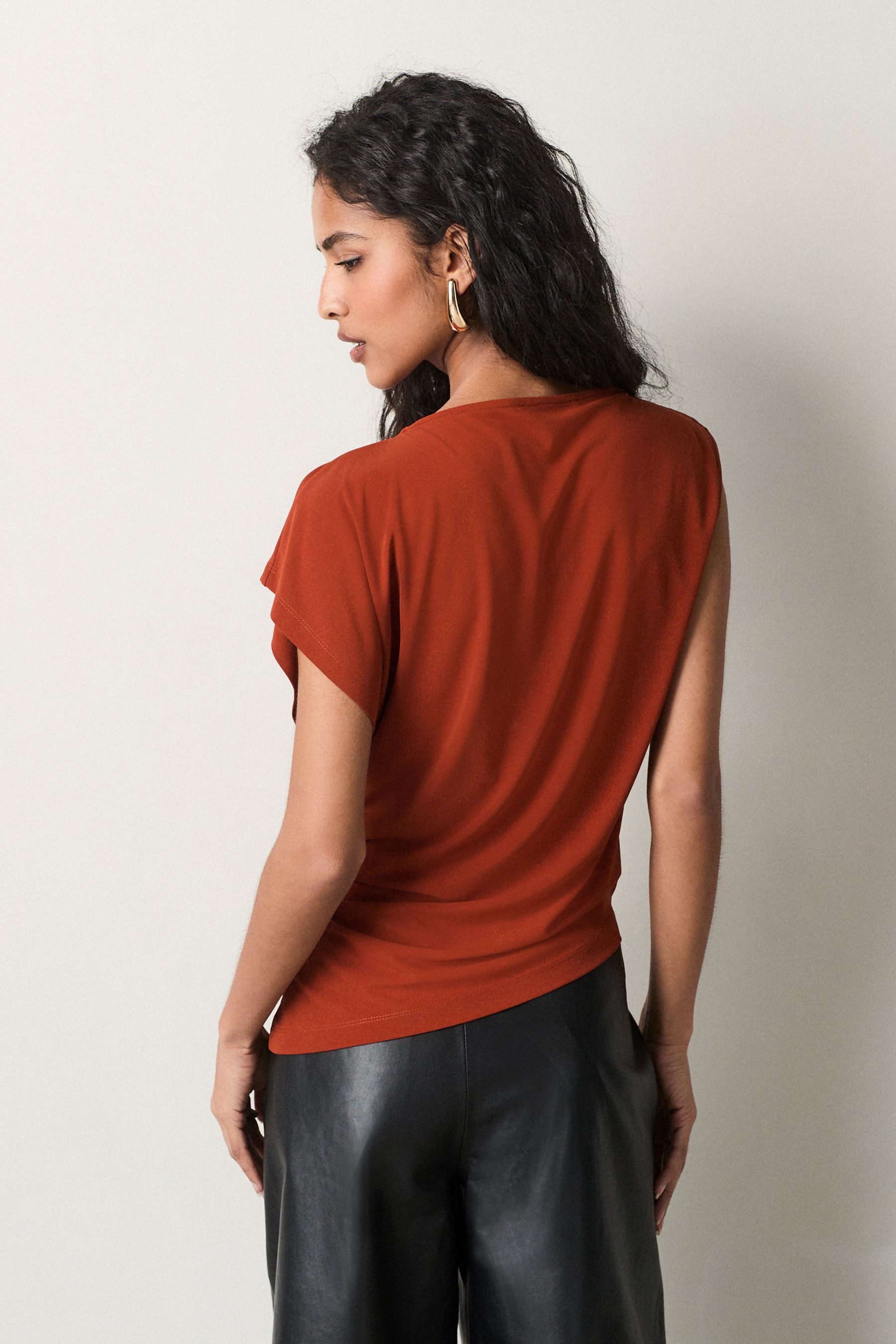 Next Blusentop Asymmetrisches, drapiertes Oberteil mit günstig online kaufen