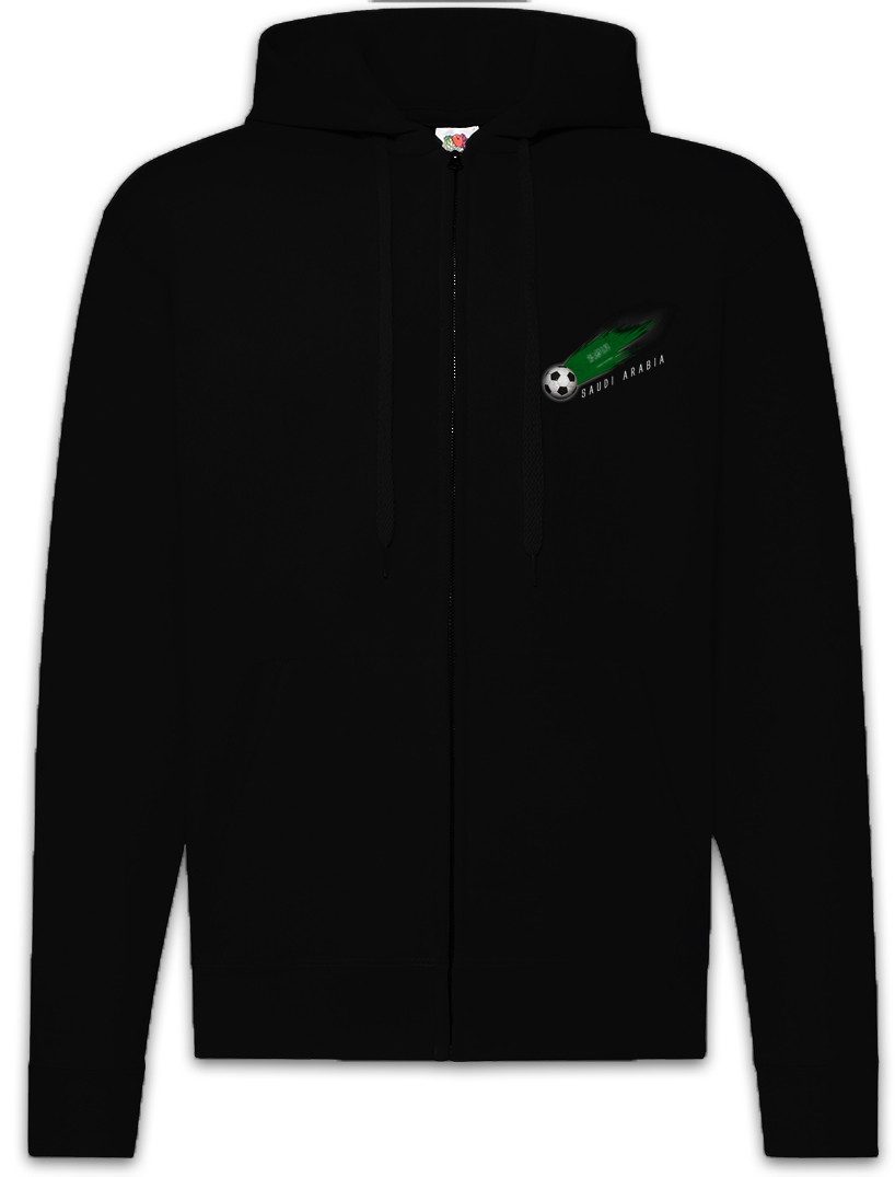 Sweatjacke Saudi Arabia Football Comet I Zipper Hoodie Saudi Arabien Arabisch