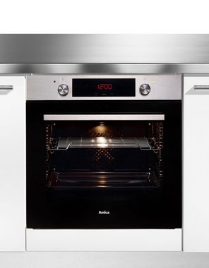 Amica Einbaubackofen EBX 943 620 E, mit 1-fach-Teleskopauszug, Simple Steam, Simple Steam