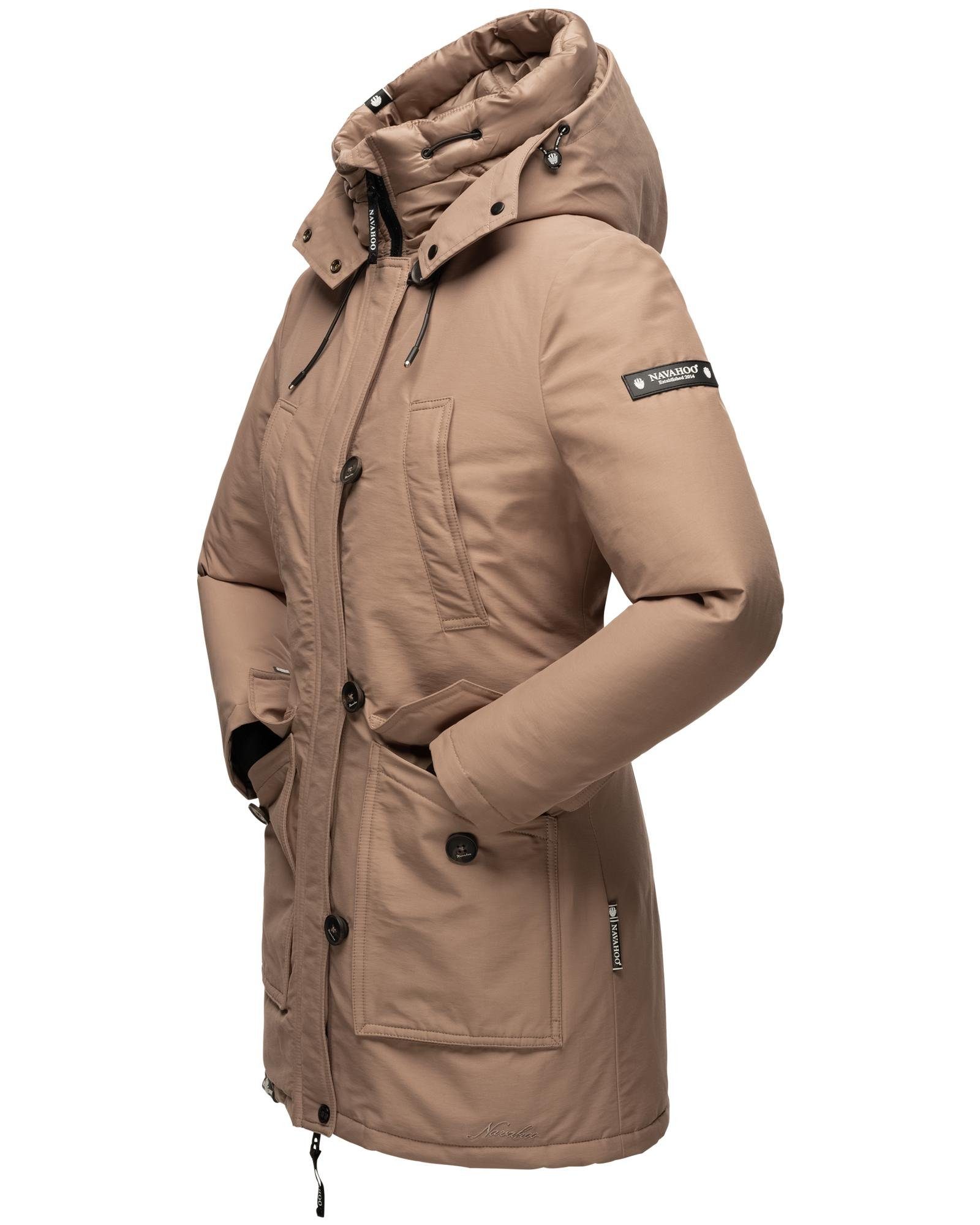 gefütterter, Warm taupe Freezestoorm wasserdichter Winterjacke Wintermantel Navahoo