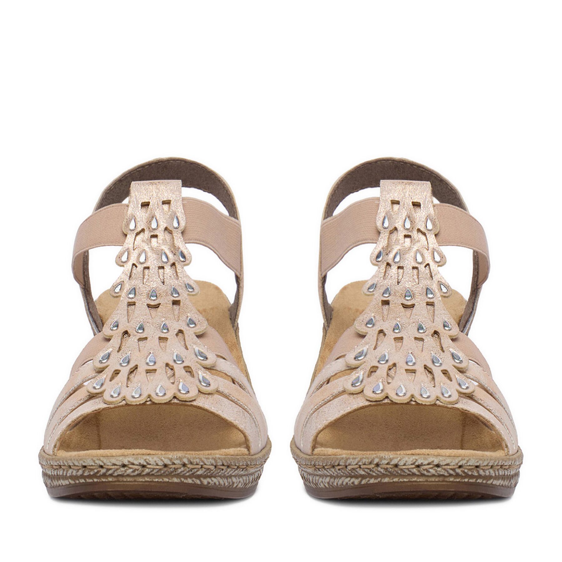 Rieker Rieker Damen-Sandalen Rosa 62436-31 Sandale