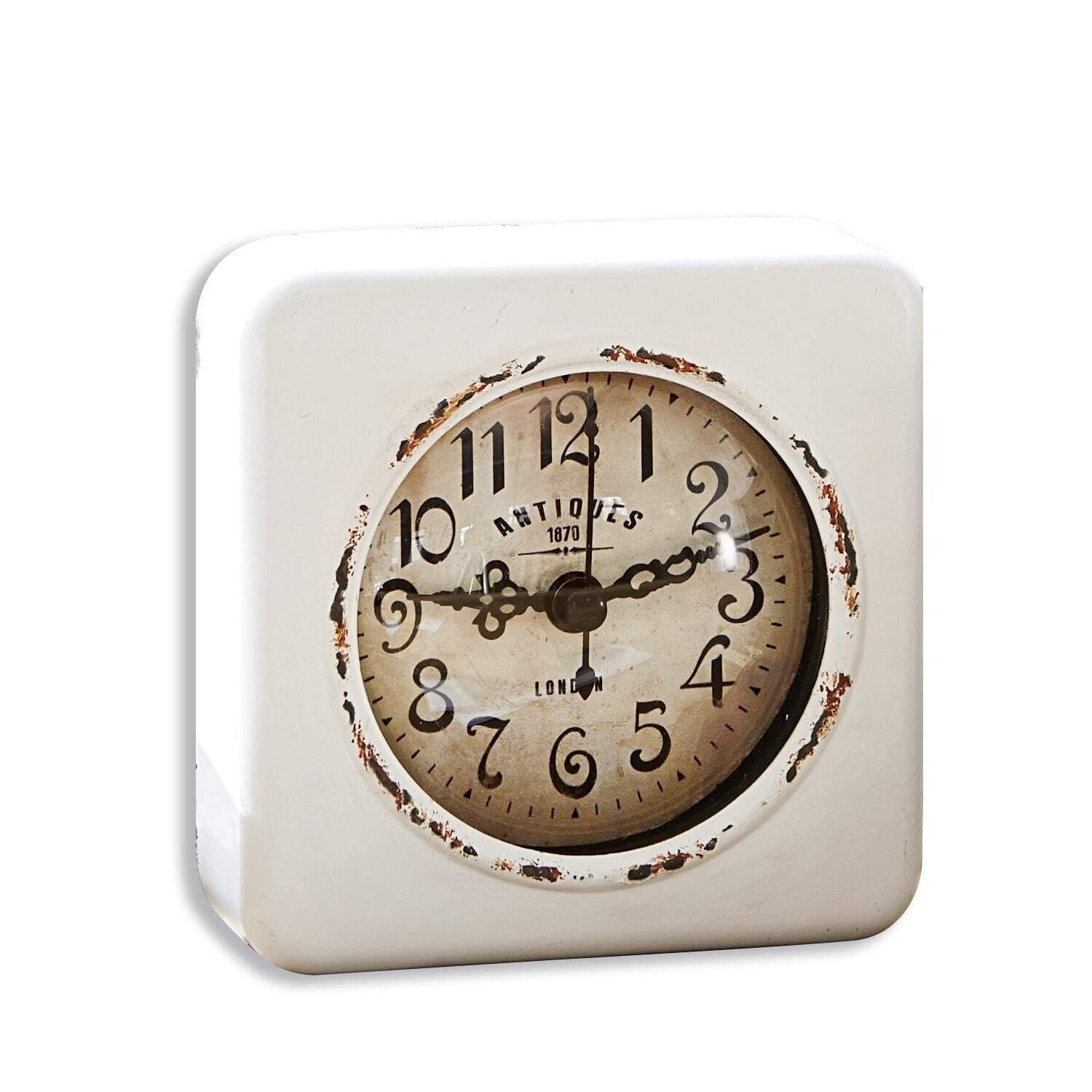 Wanduhr Uhr Gervase antikweiß