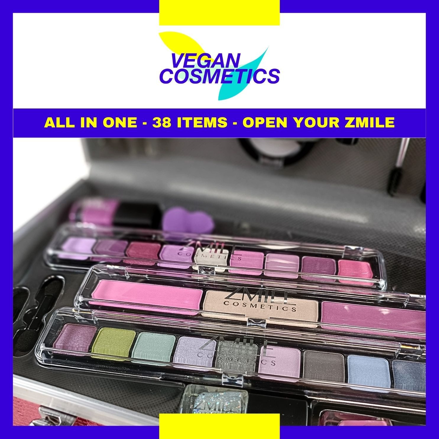 ZMILE COSMETICS Schmink-Koffer Merry Berry - vegane Kosmetik, 38-tlg.