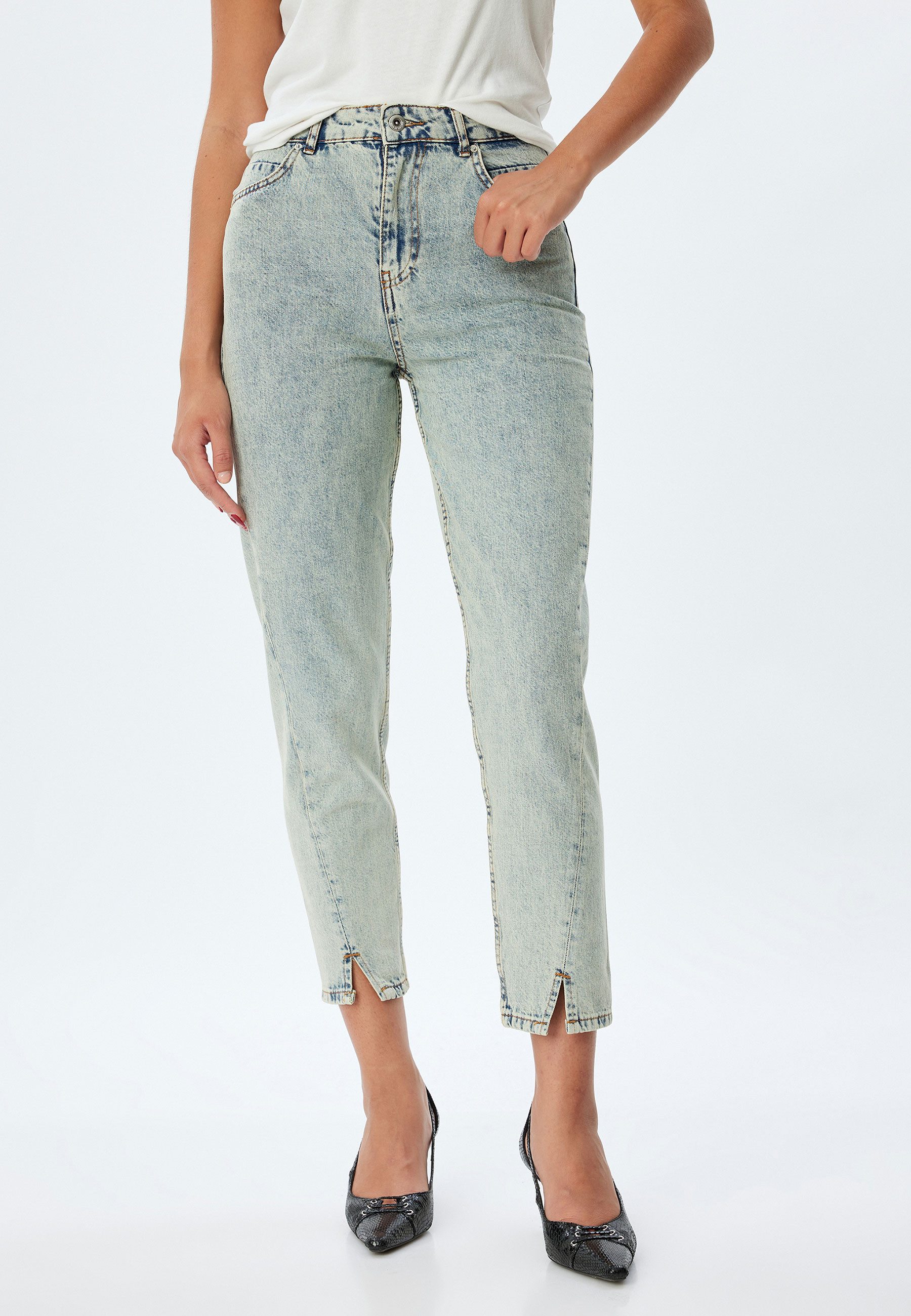 Koton Mom-Jeans Normale Leibhöhe Mom Mom-Jeans