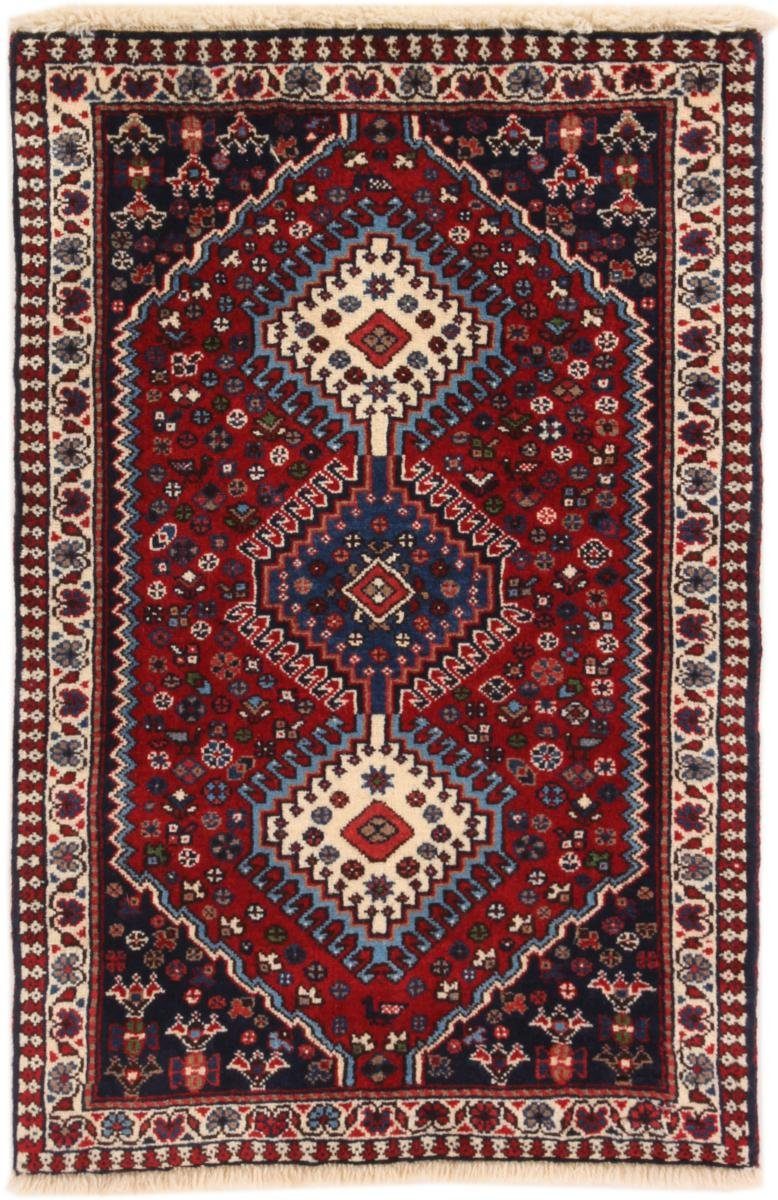 Orientteppich Yalameh 67x102 Handgeknüpfter Orientteppich / Perserteppich, Nain Trading, rechteckig, Höhe: 12 mm