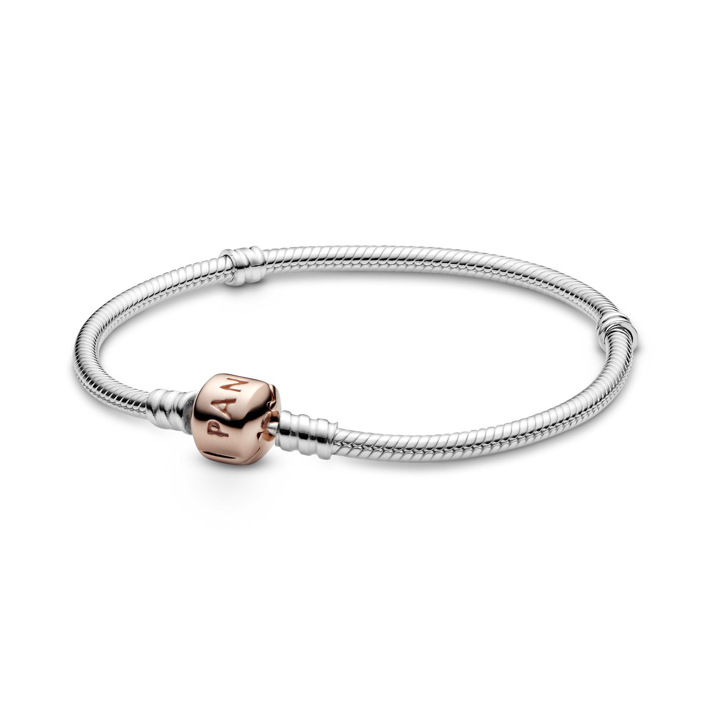 Pandora Armband »Rose 580702 Schlangen-Gliederarmband Moments Silber 21 cm«