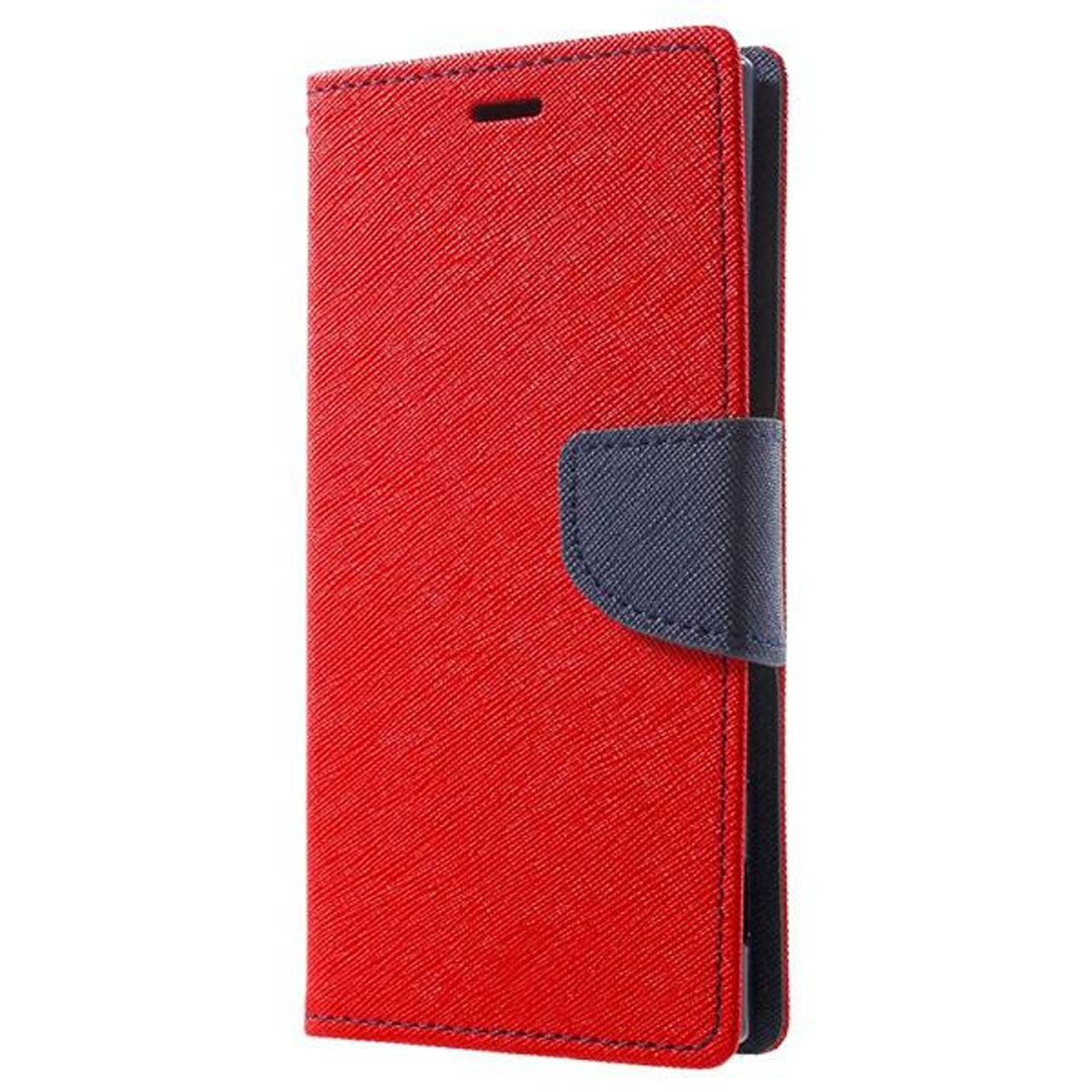 König Design Handyhülle Samsung Galaxy M51, Samsung Galaxy M51 Handyhülle Bookcover Rot