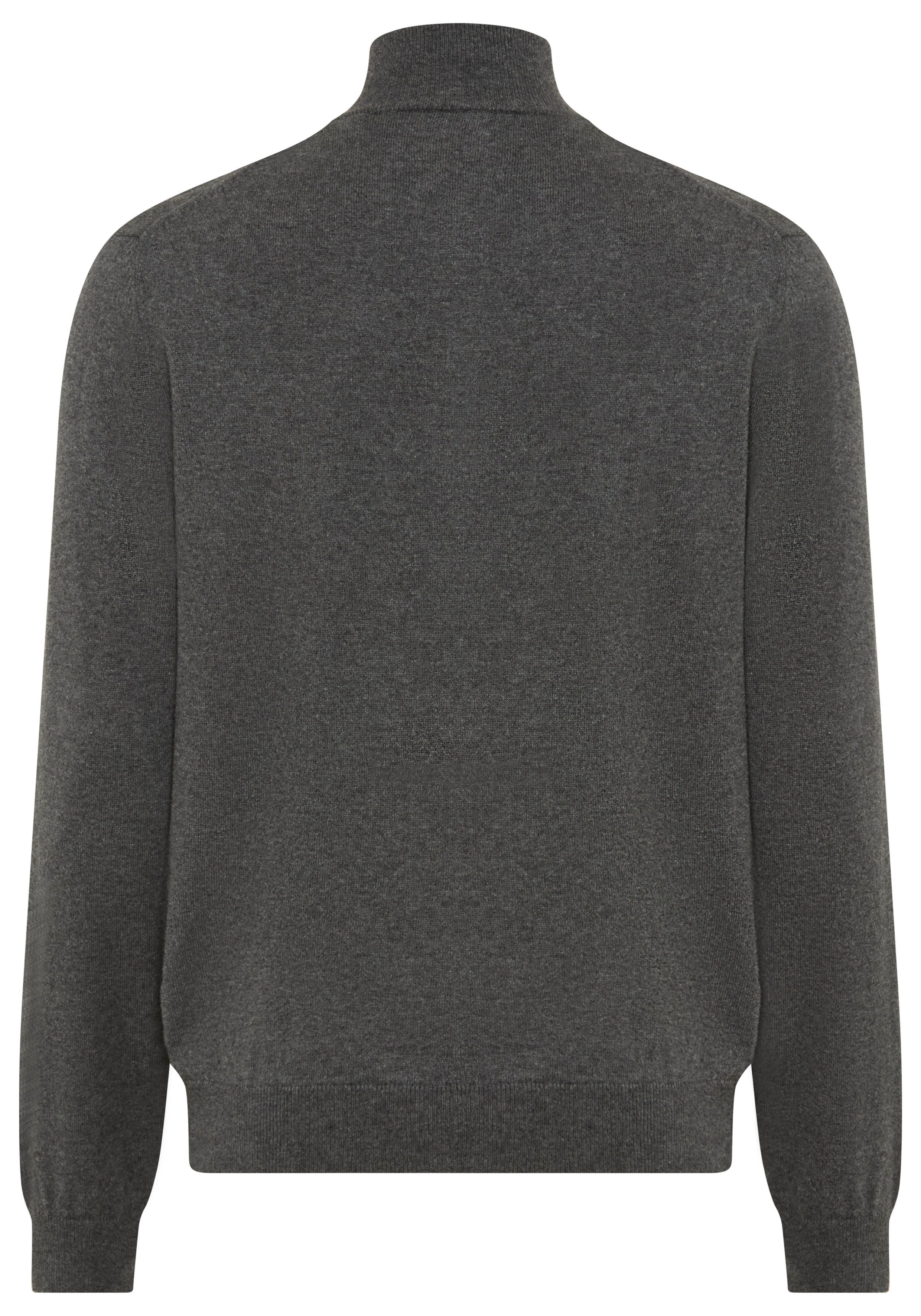 Gant Stehkragenpullover COTTON/WOLL HALF ZIP mit Rippstrick-Details, normal günstig online kaufen