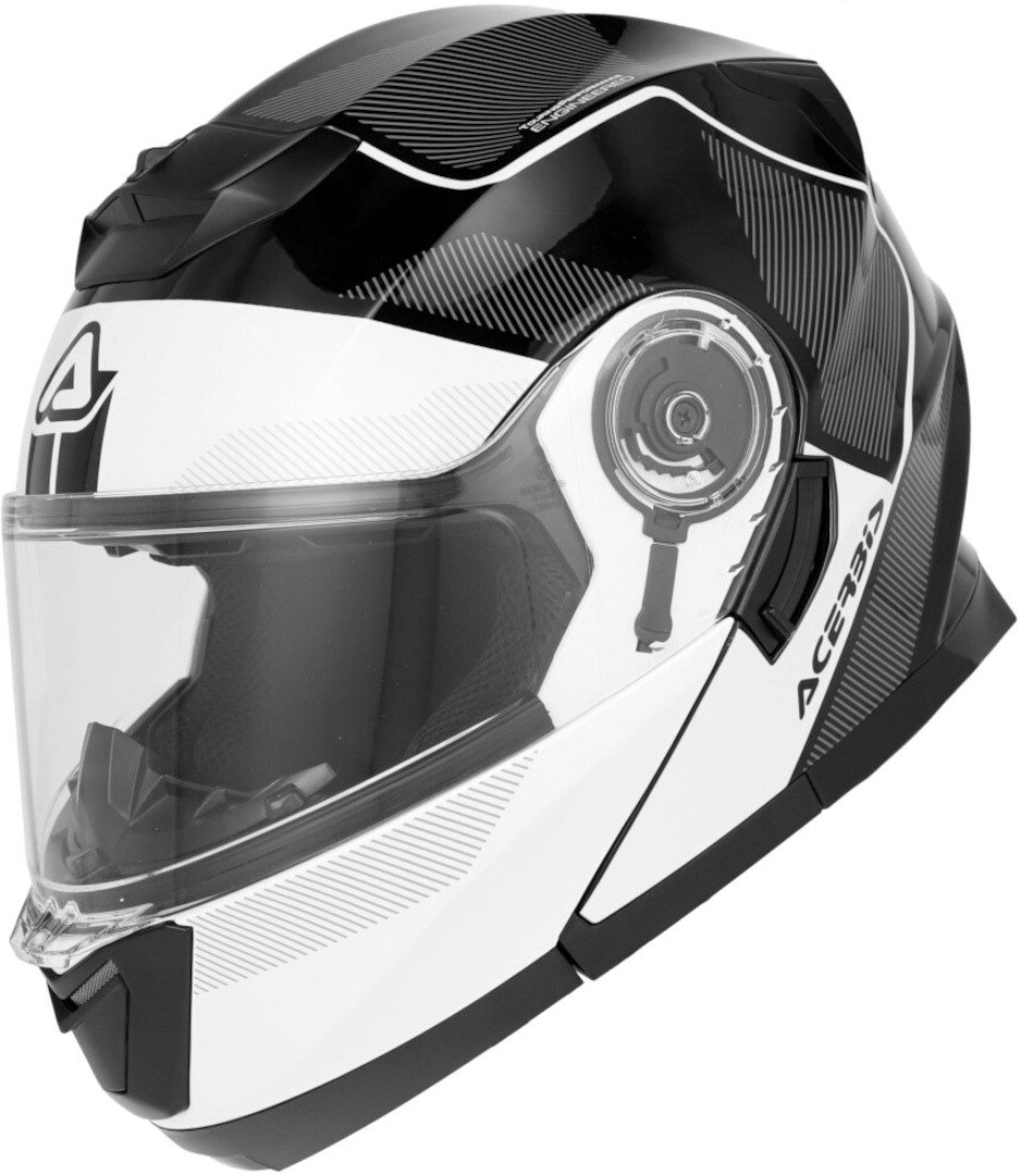 Acerbis Motorradhelm Serel 2024 Klapphelm, integriertes Sonnenvisier