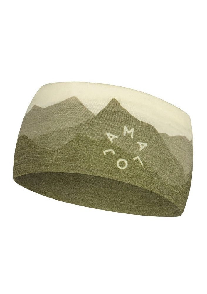 Maloja Stirnband FrazioneU Sports Headband (Merinowolle-Mix) mossgrün Jungen/Mädchen