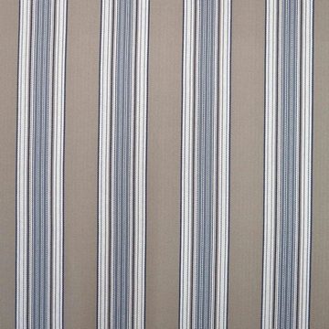 Stofferia Stoff Polsterstoff Jacquard Streifen Marylebone Denim Linen, Breite 140 cm, Meterware