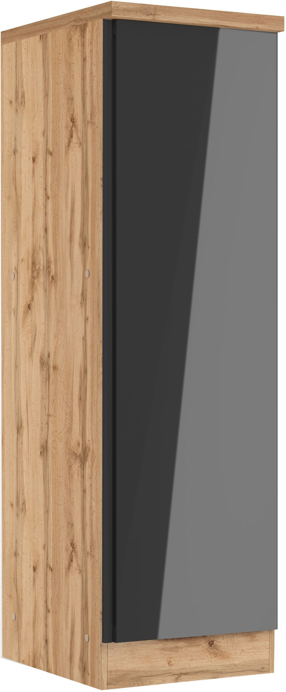 KOCHSTATION Vorratsschrank KS-Virginia,neu in verbesserter Ausführung (Arbeitsplatte 38 mm stark, Stauraum, Softclose) Maße (B/H/T): ca. 50/166/60 cm, Türanschlag frei wählbar