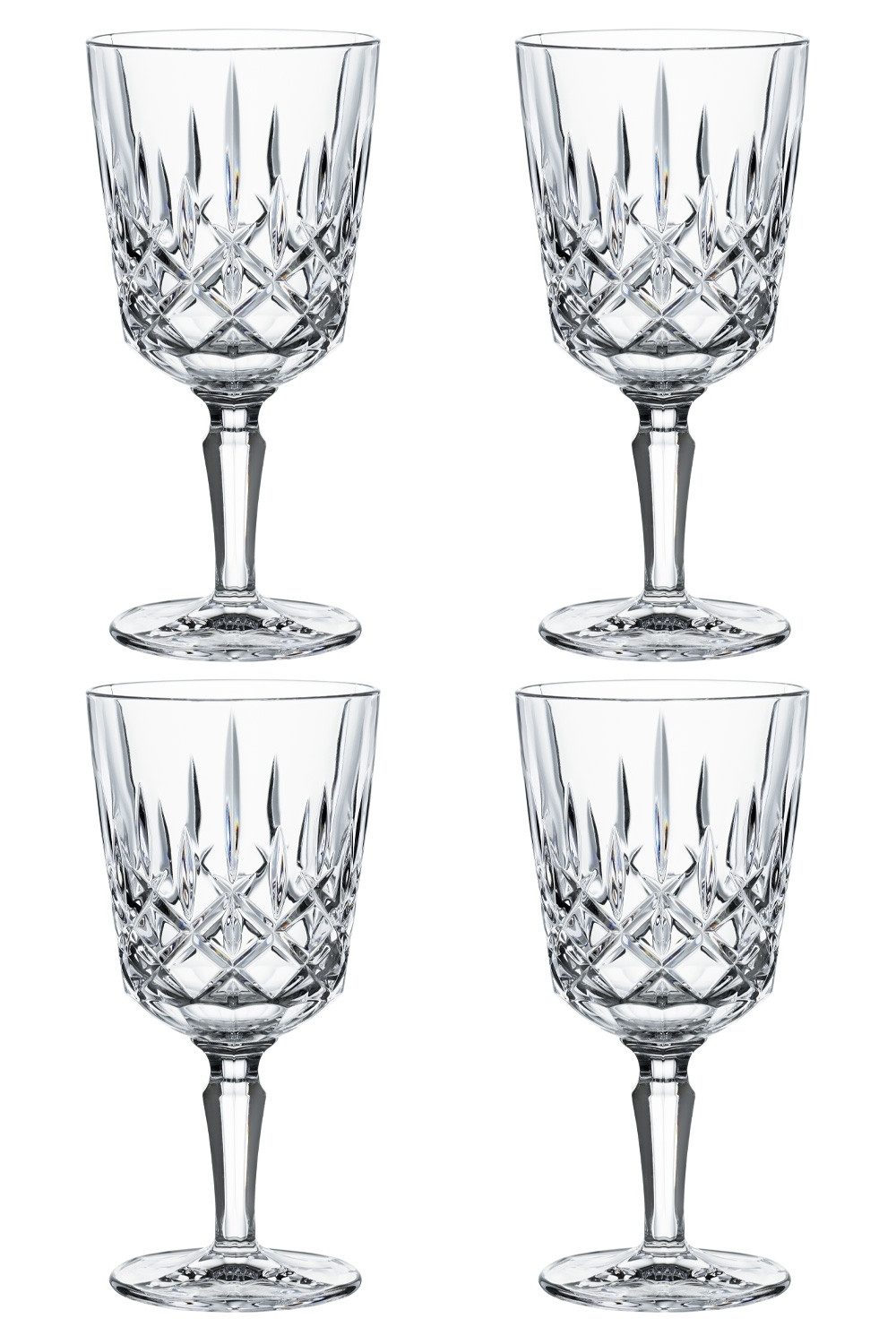 Weinglas NOBLESSE, 4er Set, Transparent, 355 ml