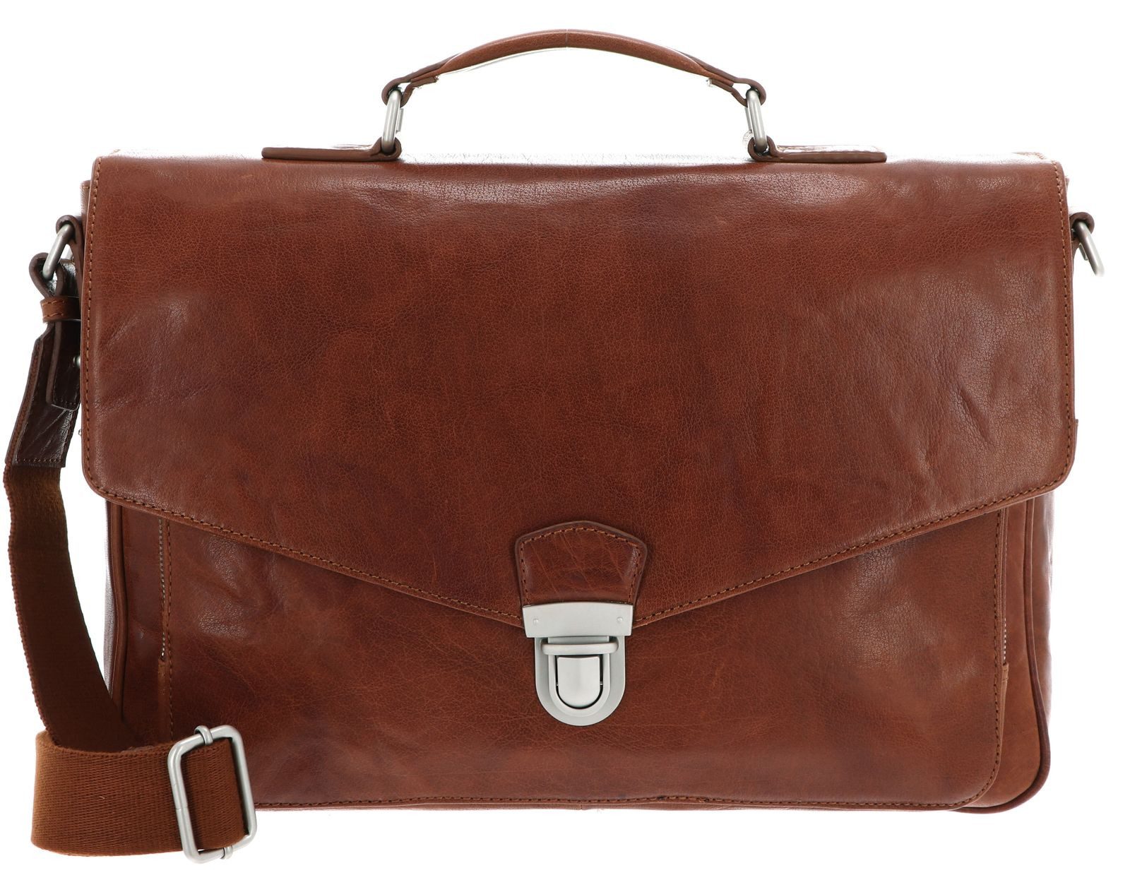 Leonhard Heyden Aktentasche Briefcase 1 Compartment (Set, 2-tlg), aus echtem Leder