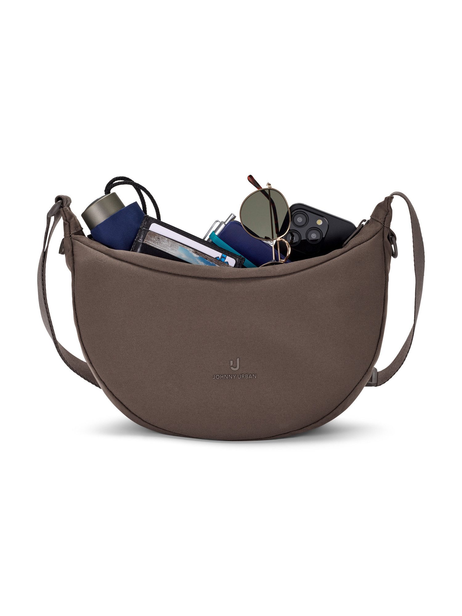 Johnny Urban Umhängetasche Ally Medium Half Moon Bag, Stylische Crossbody Bag in Halbmond Form, Wasserabweisend