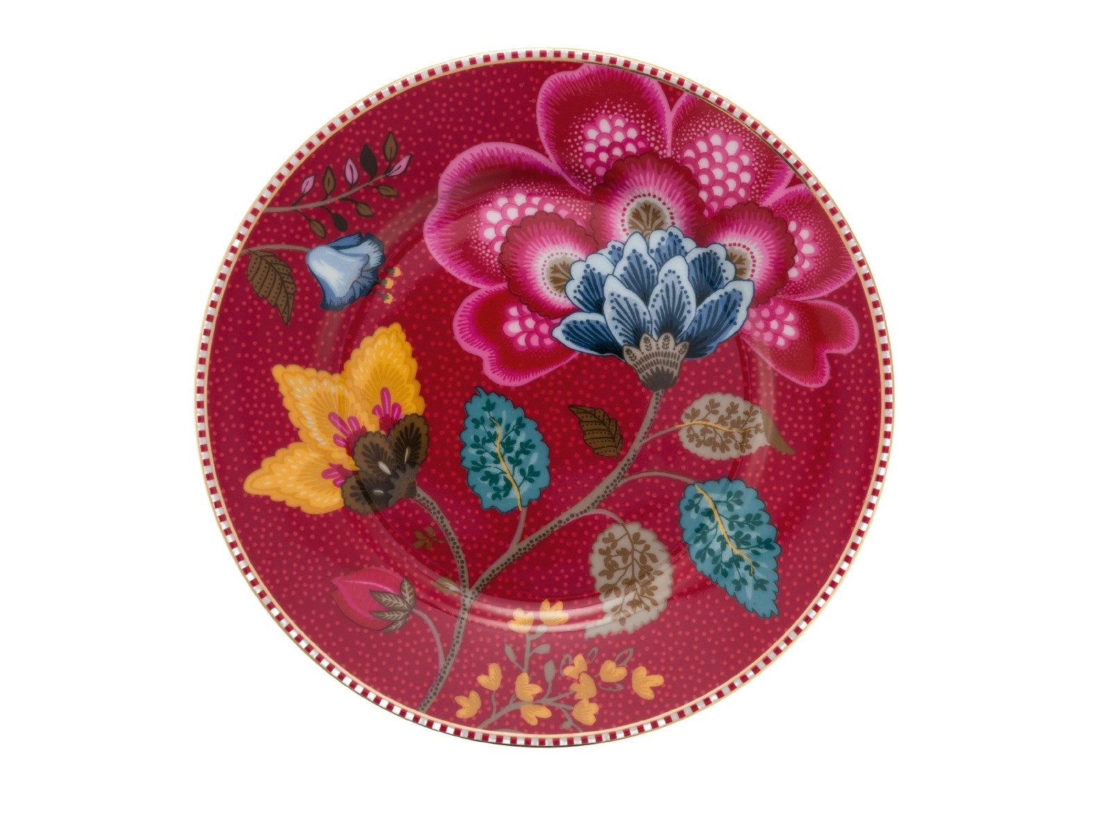 PiP Studio Teller Blooming Tales Fantasy Dark Red Teller 17cm