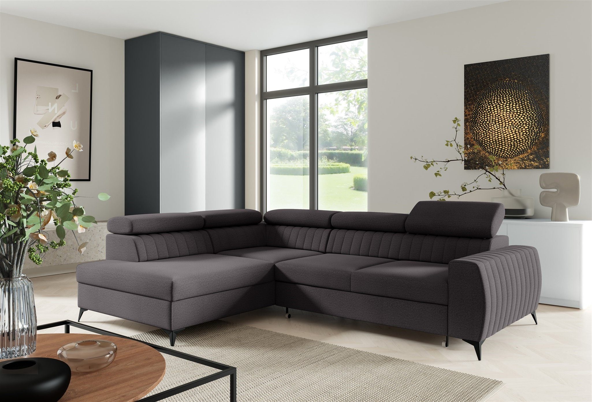 Fun Möbel Ecksofa Ecksofa Sofa TORONTO günstig online kaufen