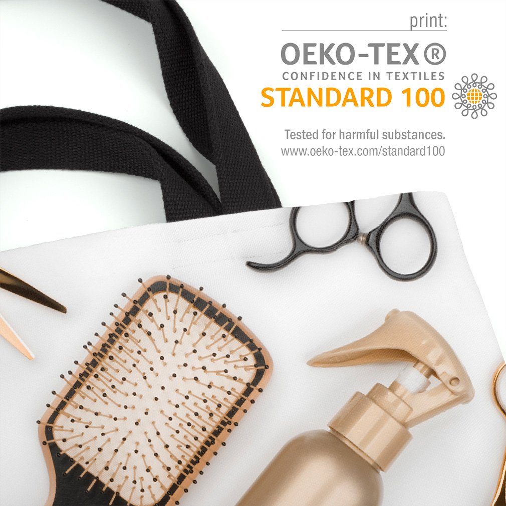 VOID Henkeltasche (1-tlg), Friseur Bürste Schere Deko Haare Friseur Salon S günstig online kaufen