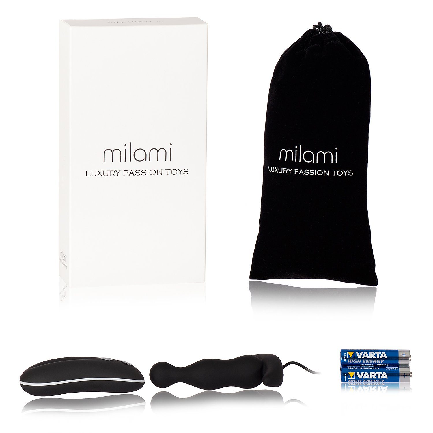 milami Analvibrator Anal Control Sextoy Vibrator mit Plug Vibrationsstufen 5 Silikon Butt