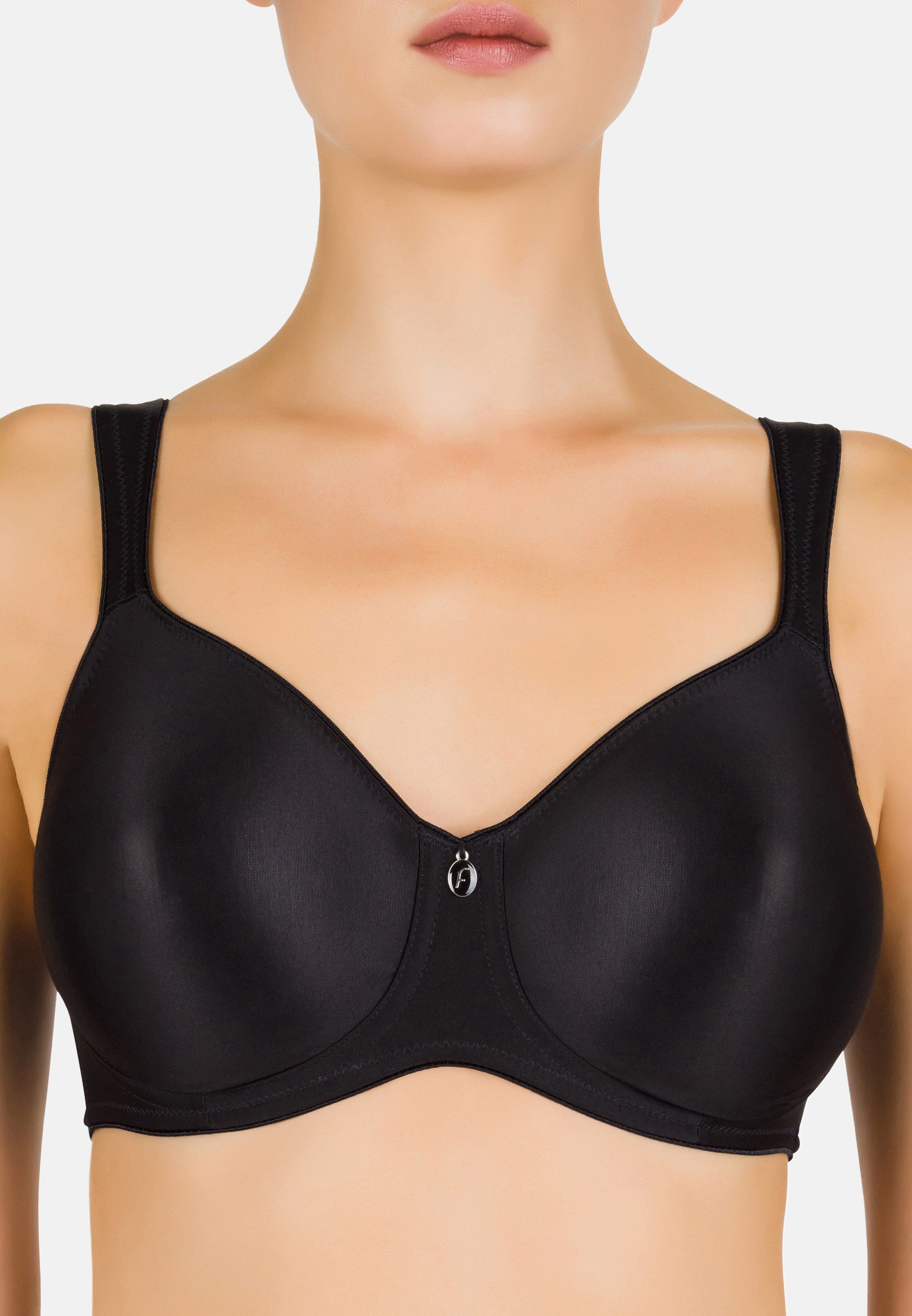 Felina Bügelloser BH Pure Balance (1-tlg) Molding-BH ohne Bügel - Schulterentlastung durch breite Träger